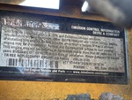 Engine with Emission Label