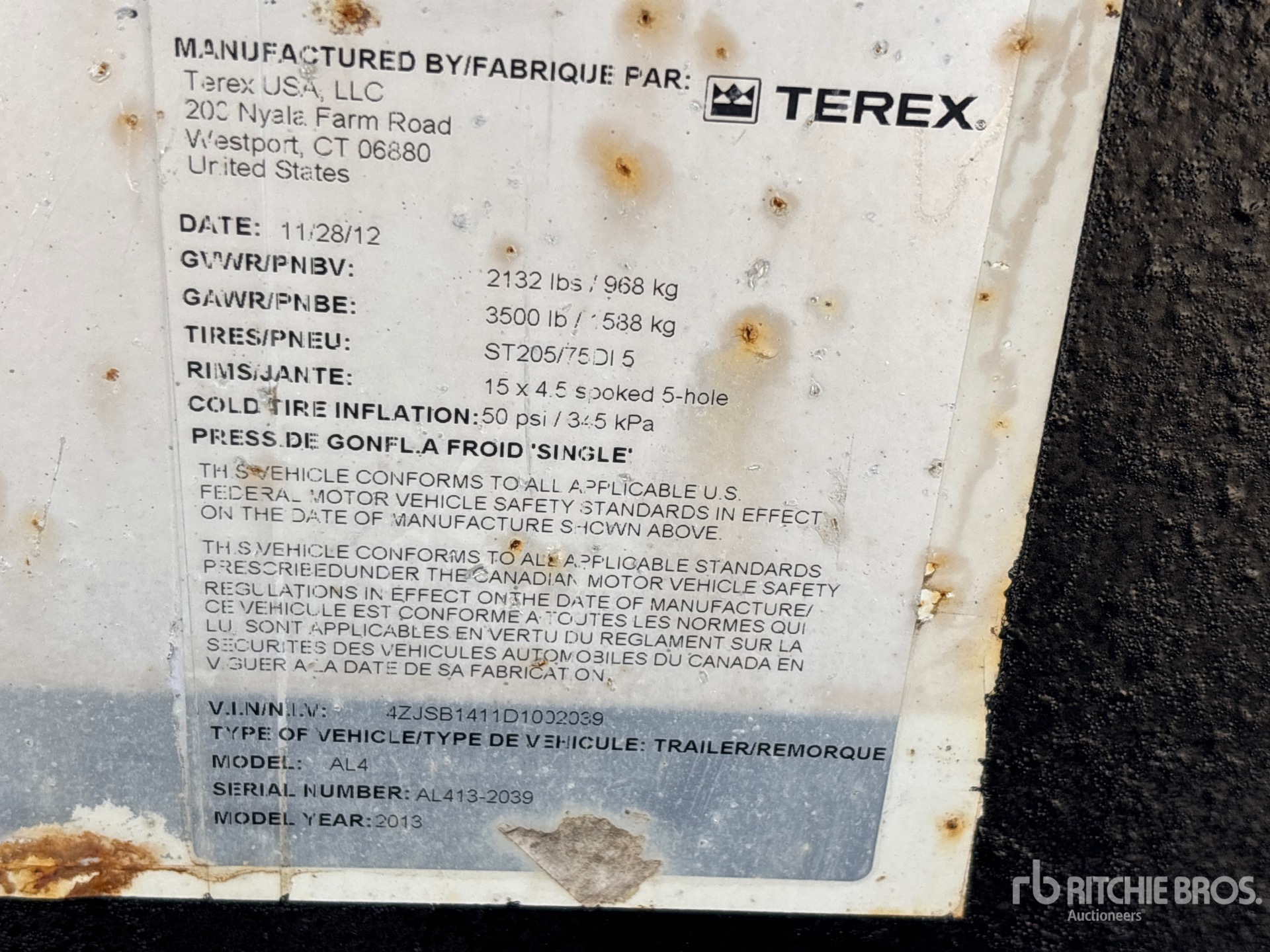 2013 Terex AL4