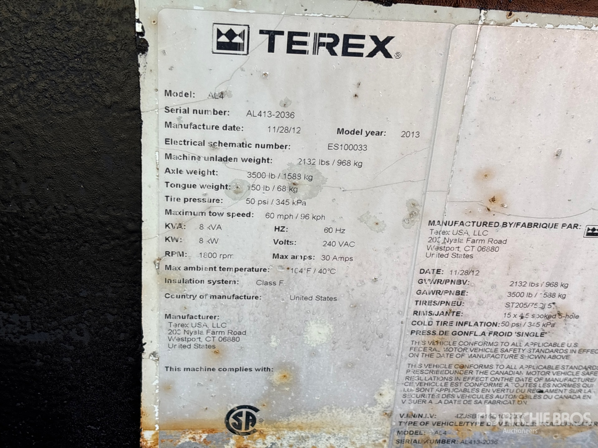 2013 Terex AL4