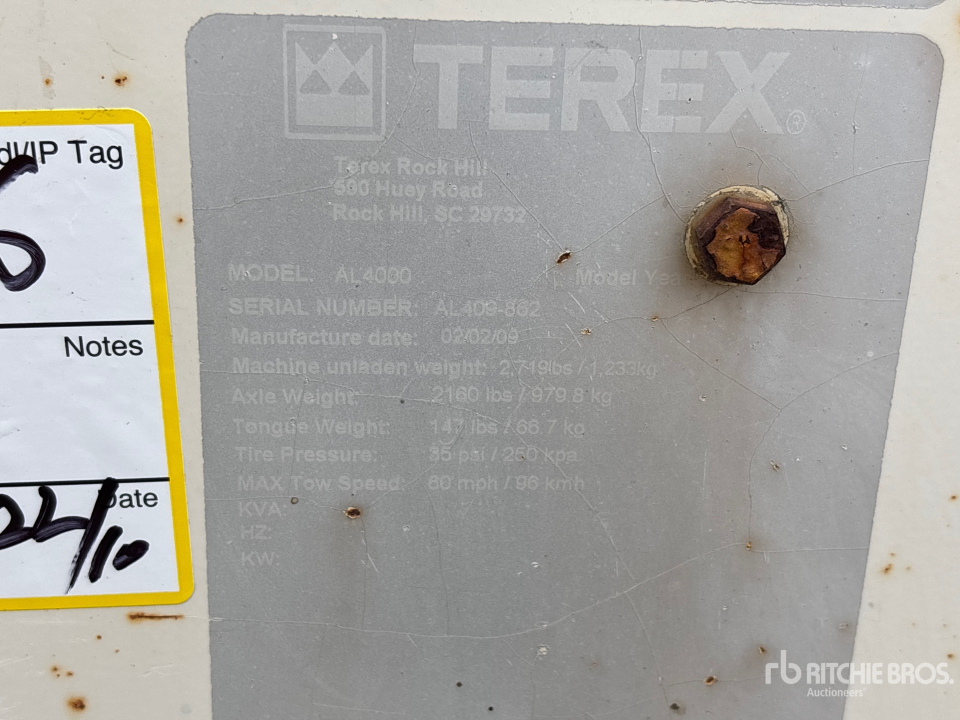 2009 Terex AL4000