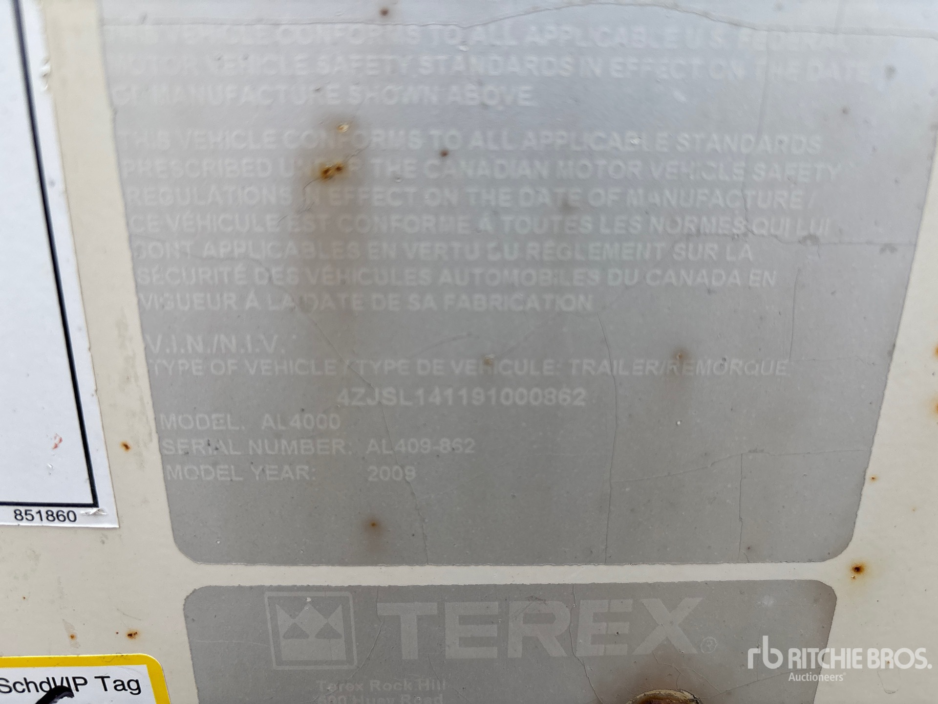 2009 Terex AL4000