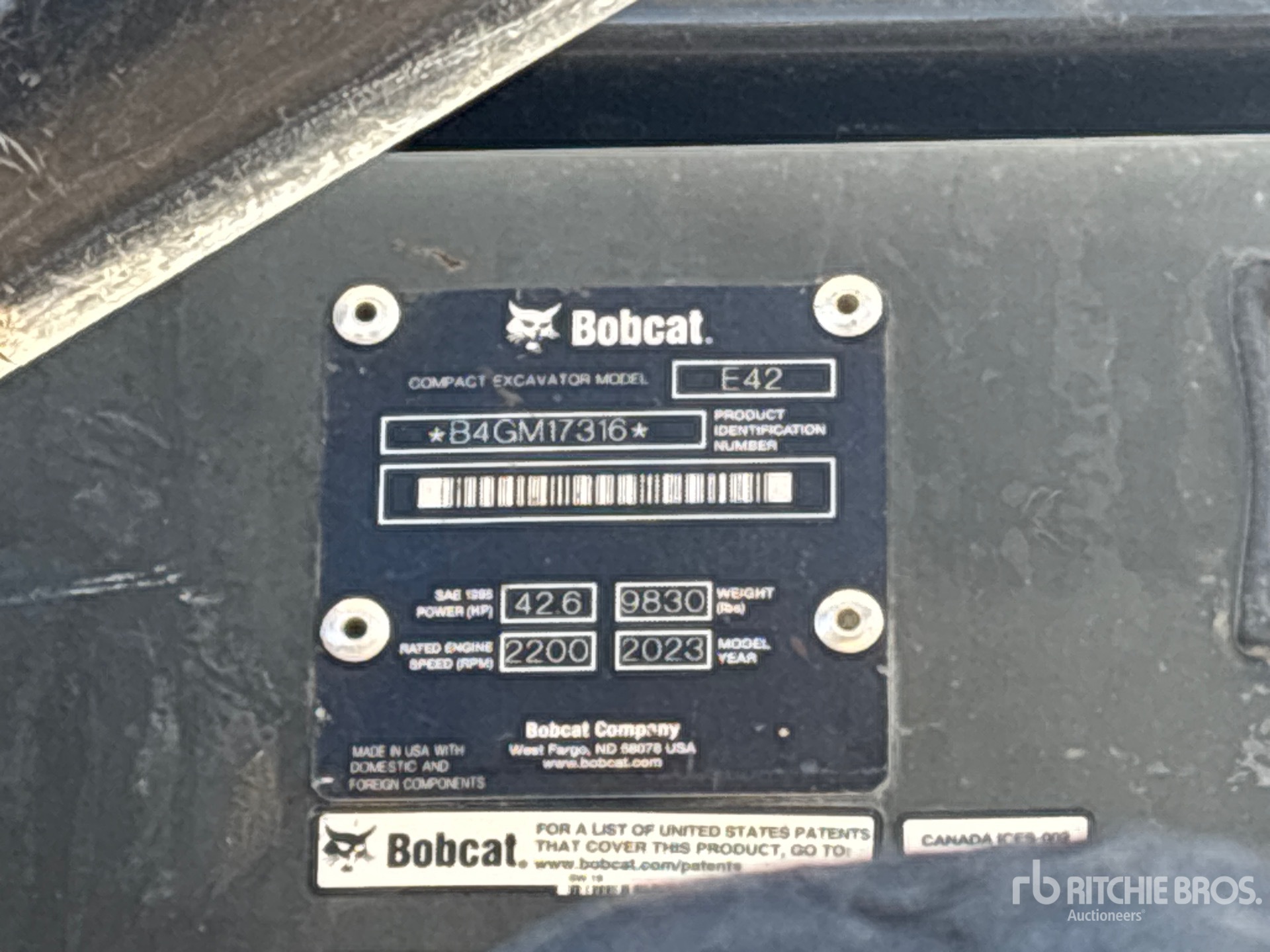2022 Bobcat E42