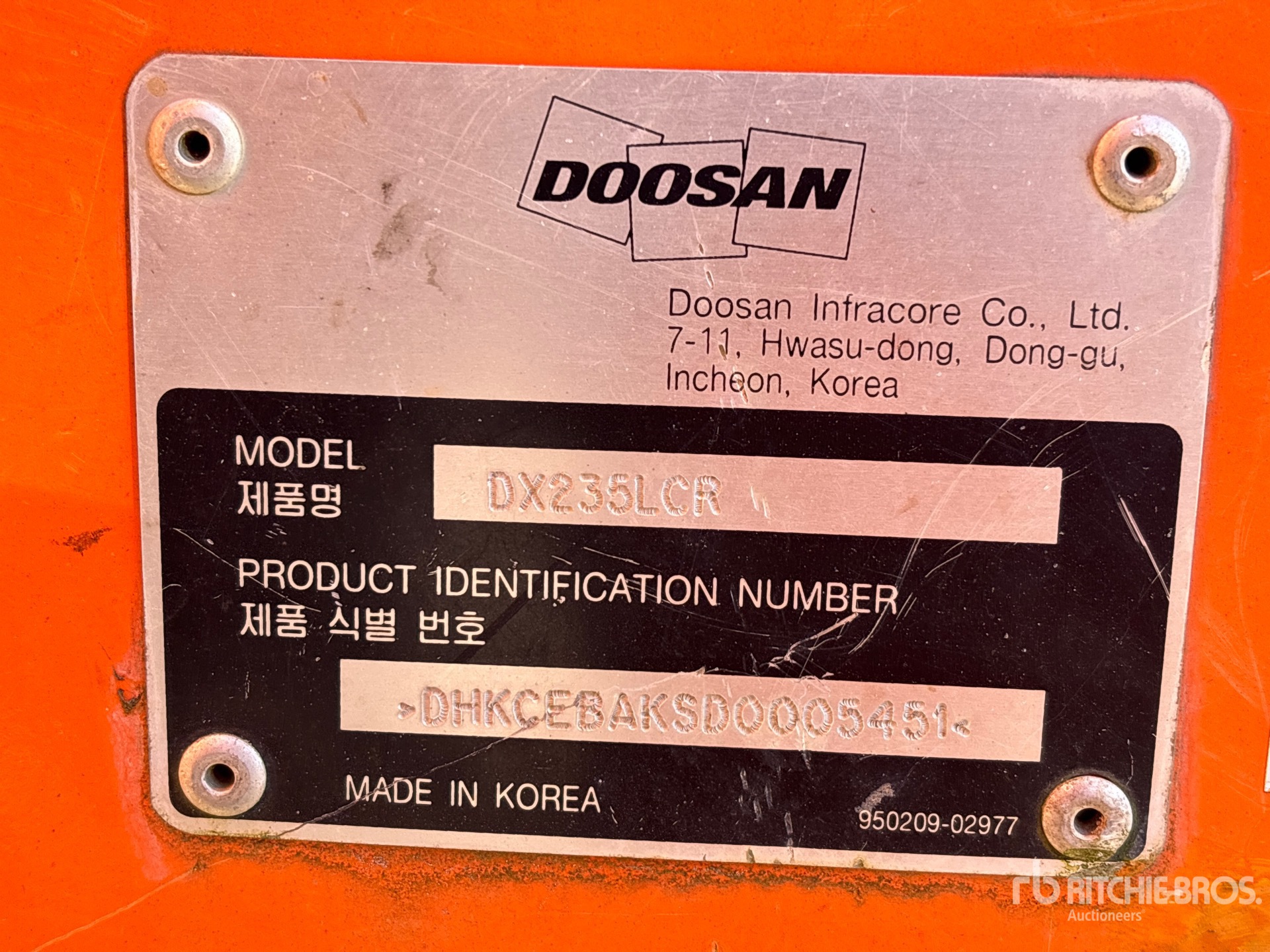 2014 Doosan DX235 LCR