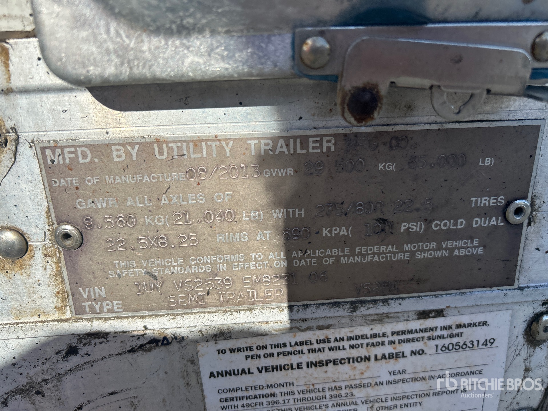2014 Utility VS2RA