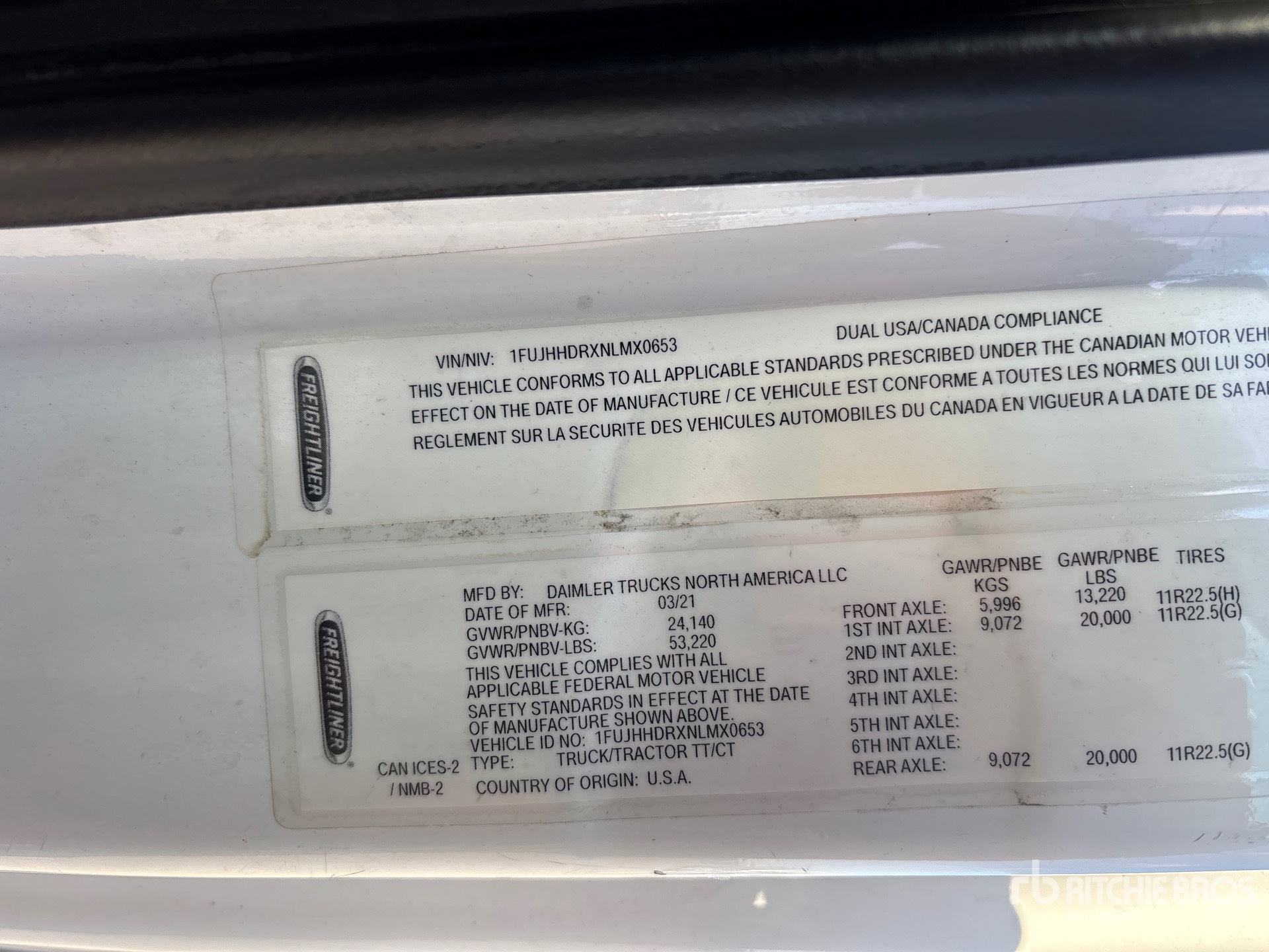 2022 Freightliner CASCADIA 126