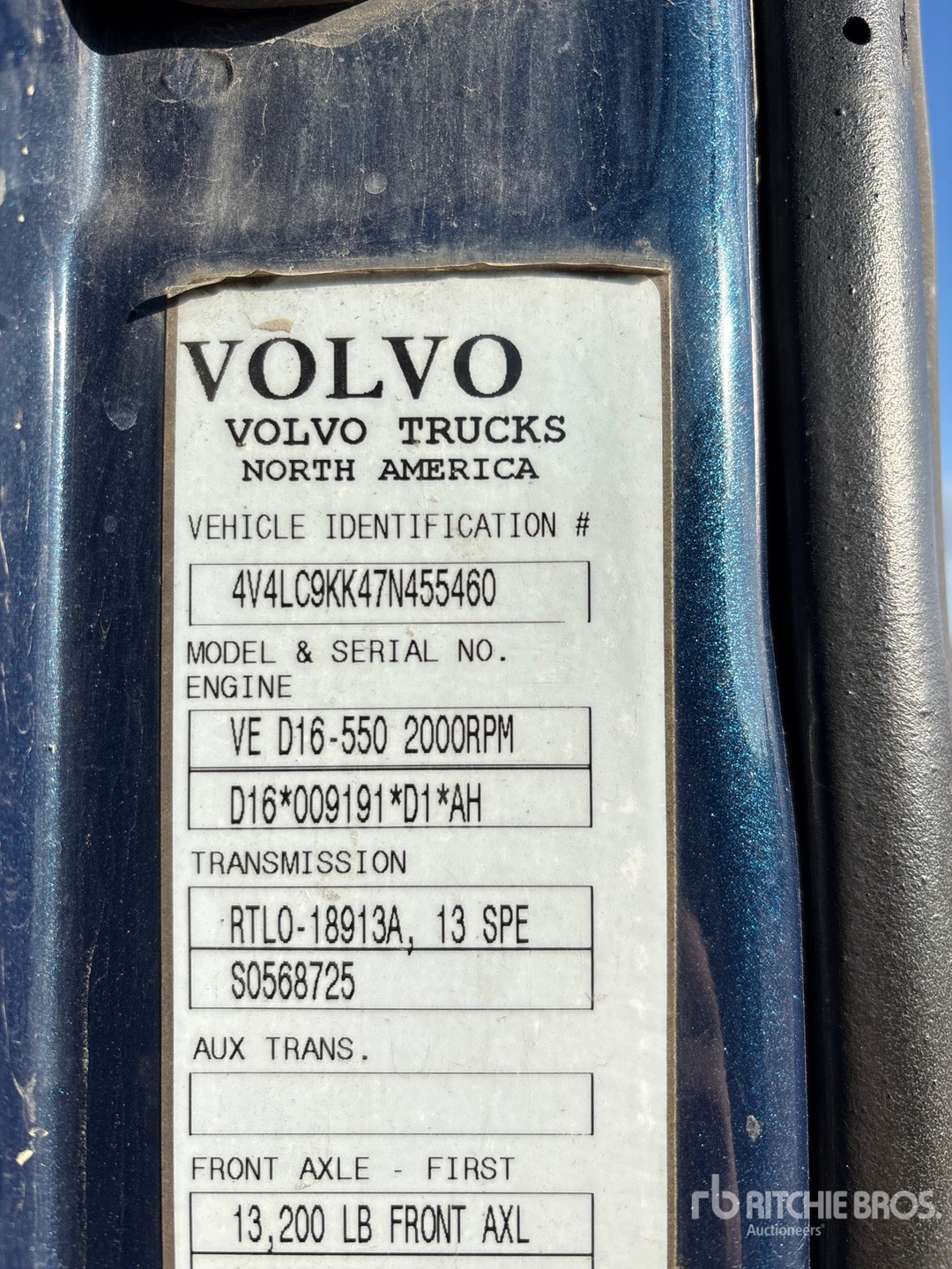 2007 Volvo VT