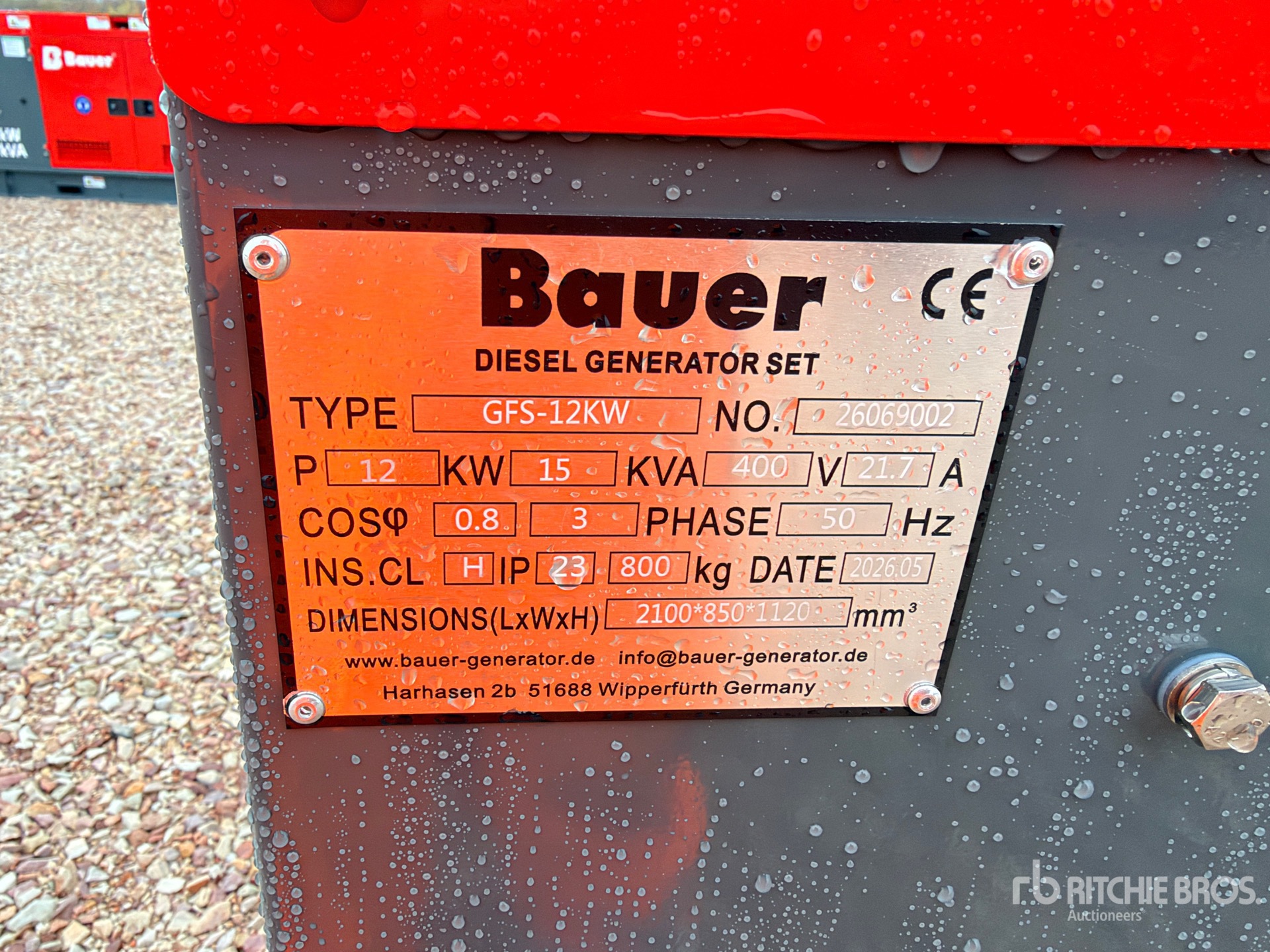 2026 Bauer GFS-12KW