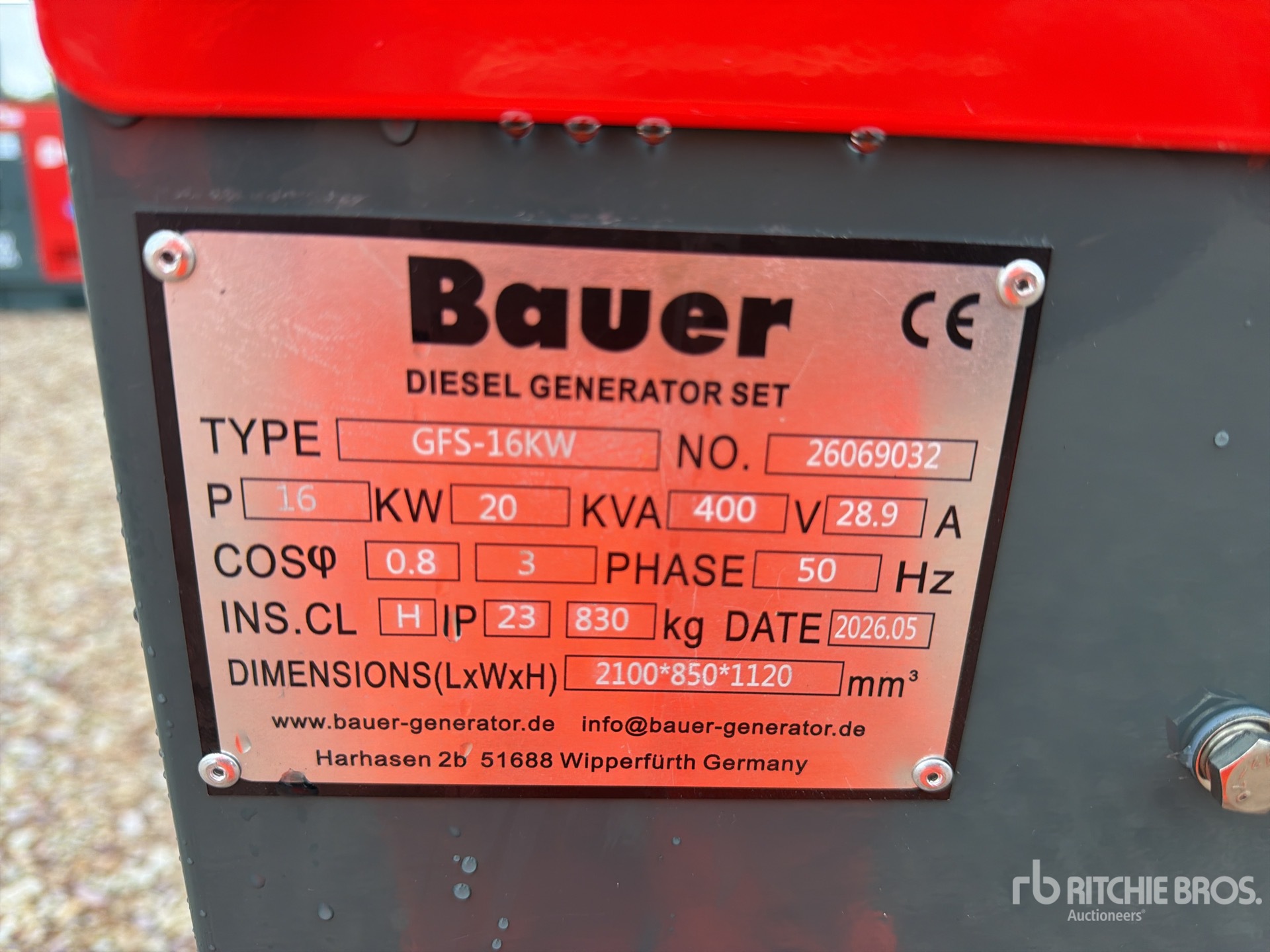 2026 Bauer GFS-16KW