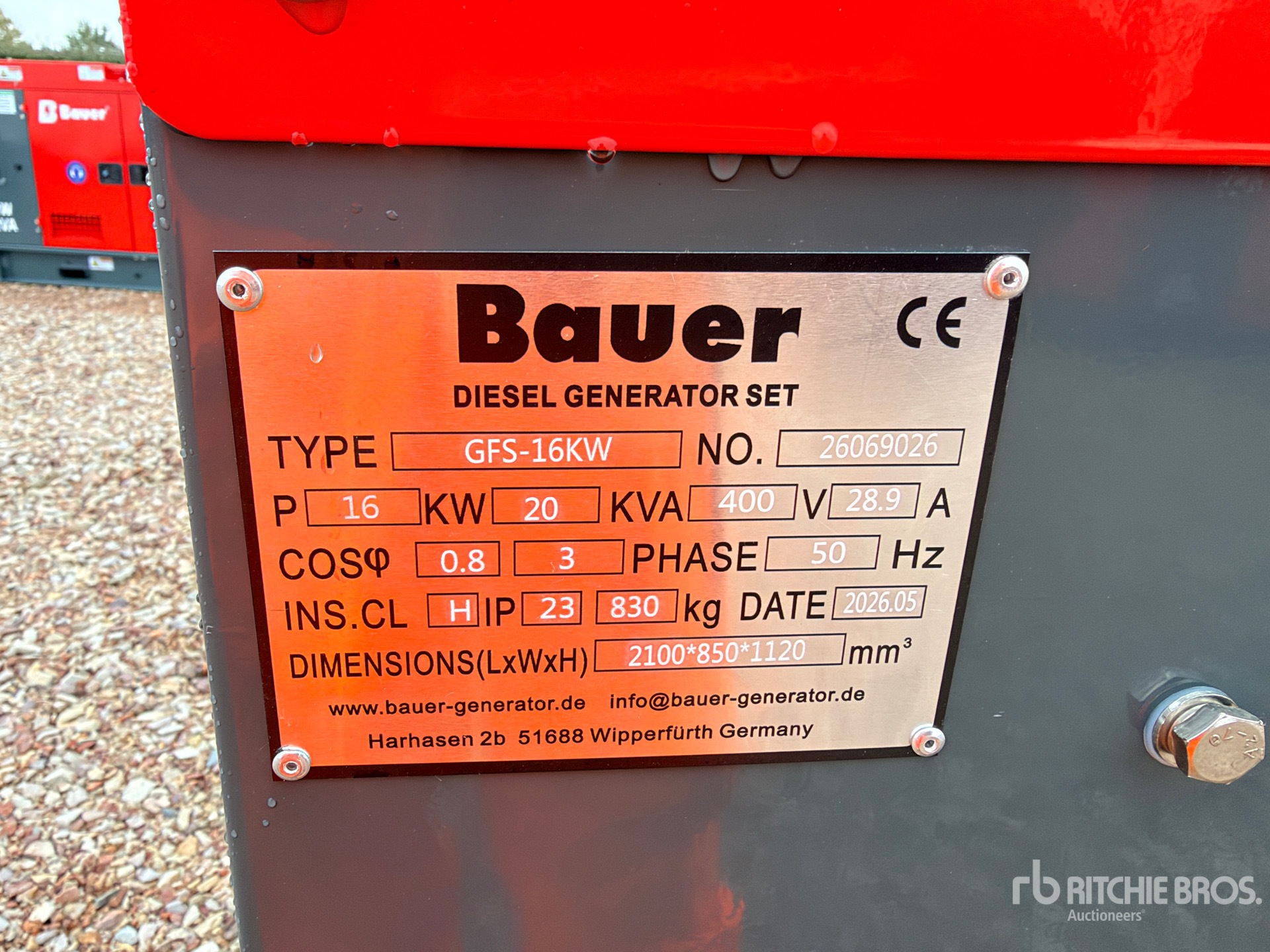 2026 Bauer GFS-16KW