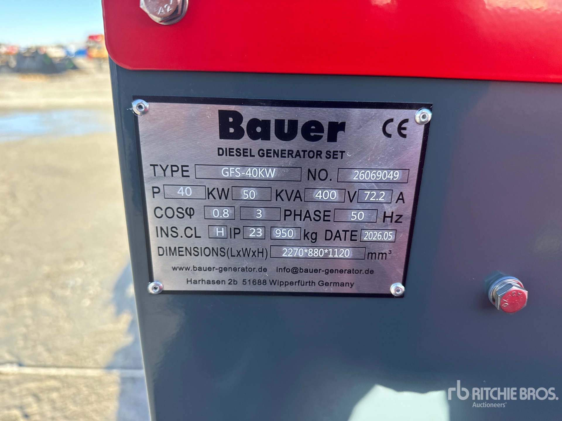 2026 Bauer GFS-40 ATS