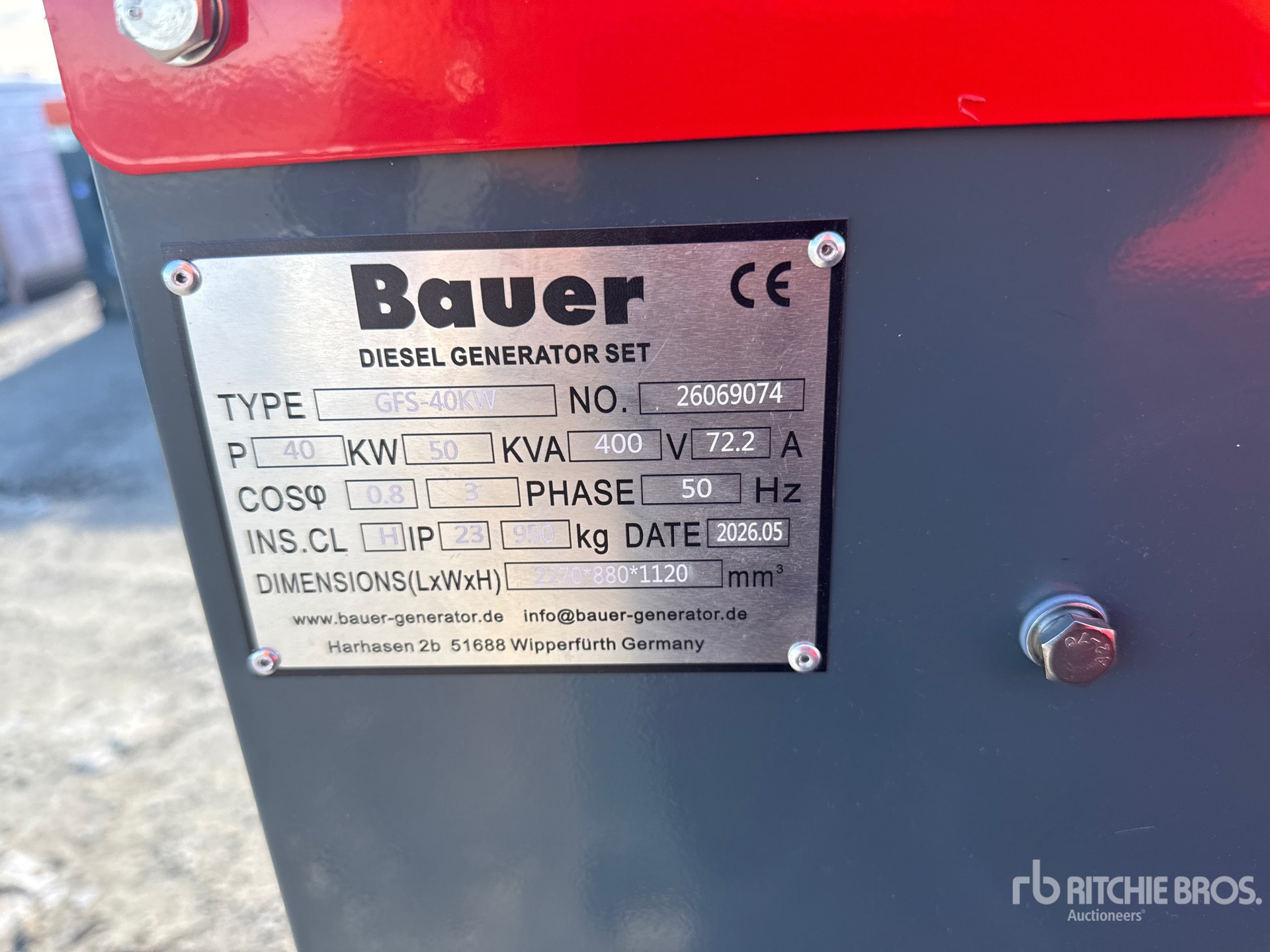 2026 Bauer GFS-40 ATS