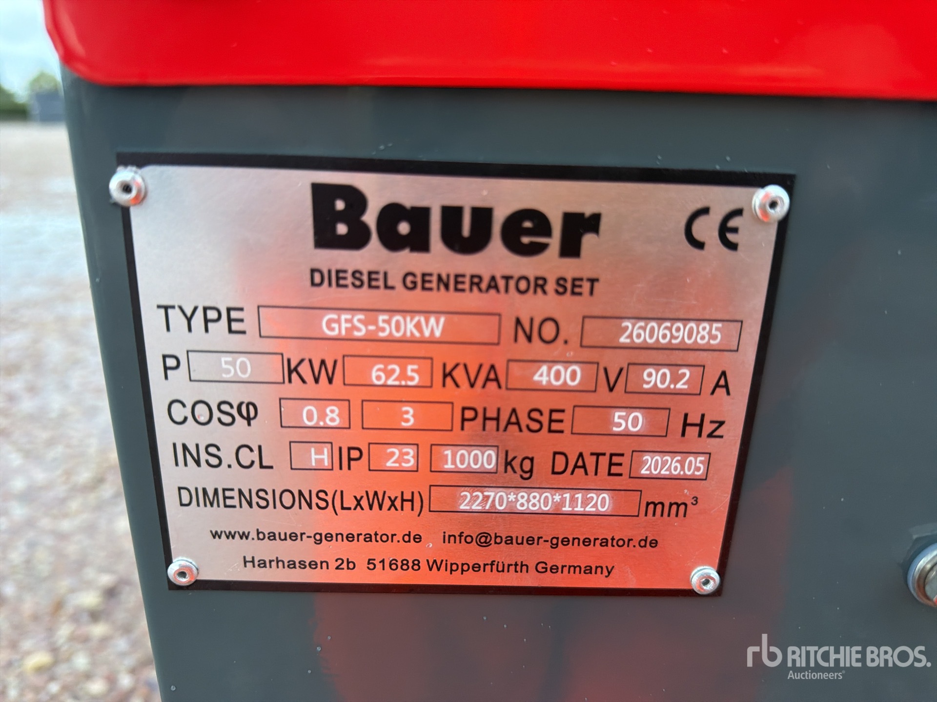 2026 Bauer GFS-50KW