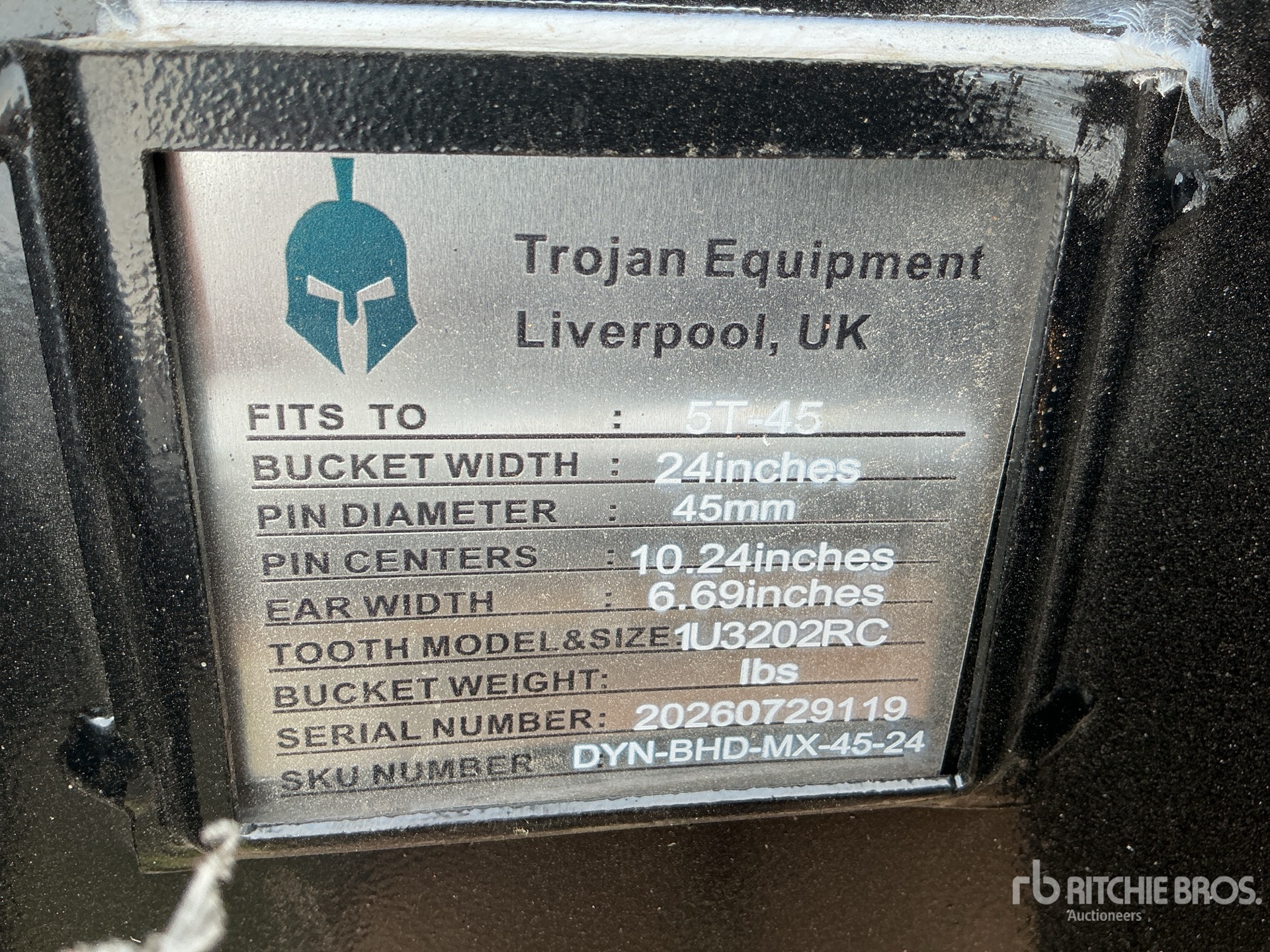 Trojan 24 IN DIGGING - FITS 65 MM CAT  ...