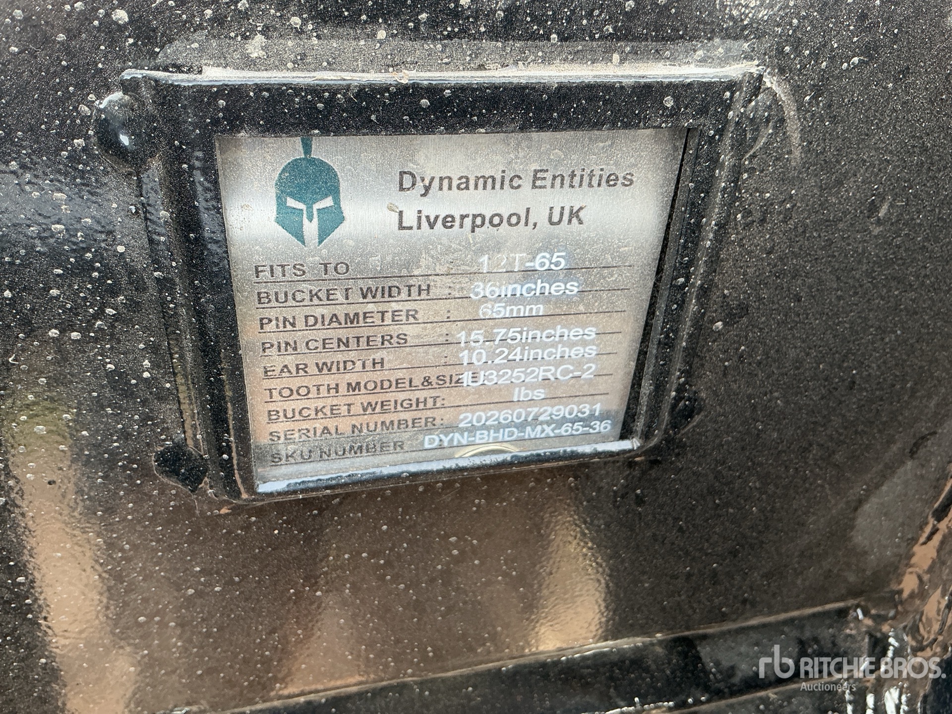 Trojan 36 IN DIGGING - FITS 65 MM CAT  ...