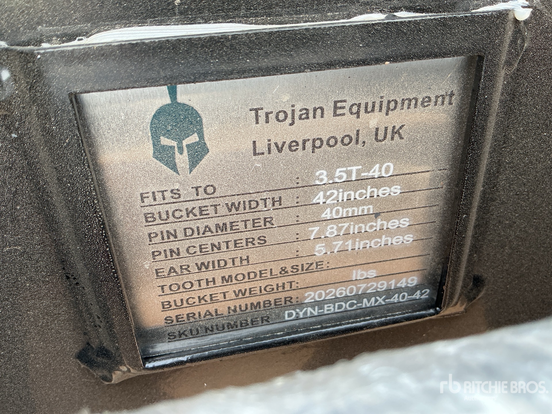Trojan 42 IN CLEANUP - FITS 65 MM CAT  ...