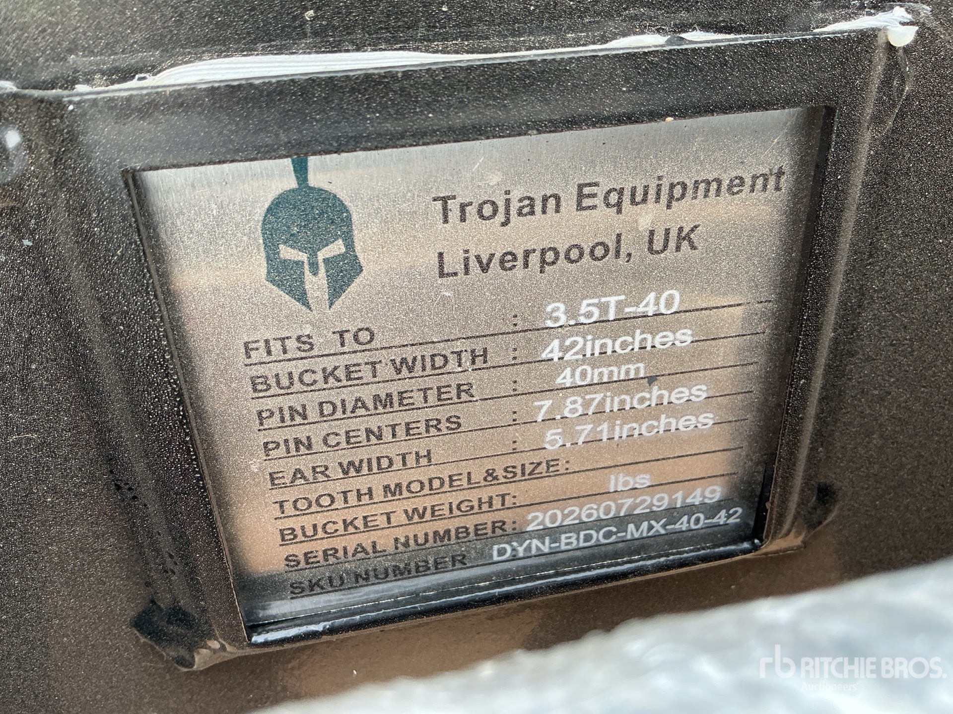 Trojan 42 IN CLEANUP - FITS 65 MM CAT  ...