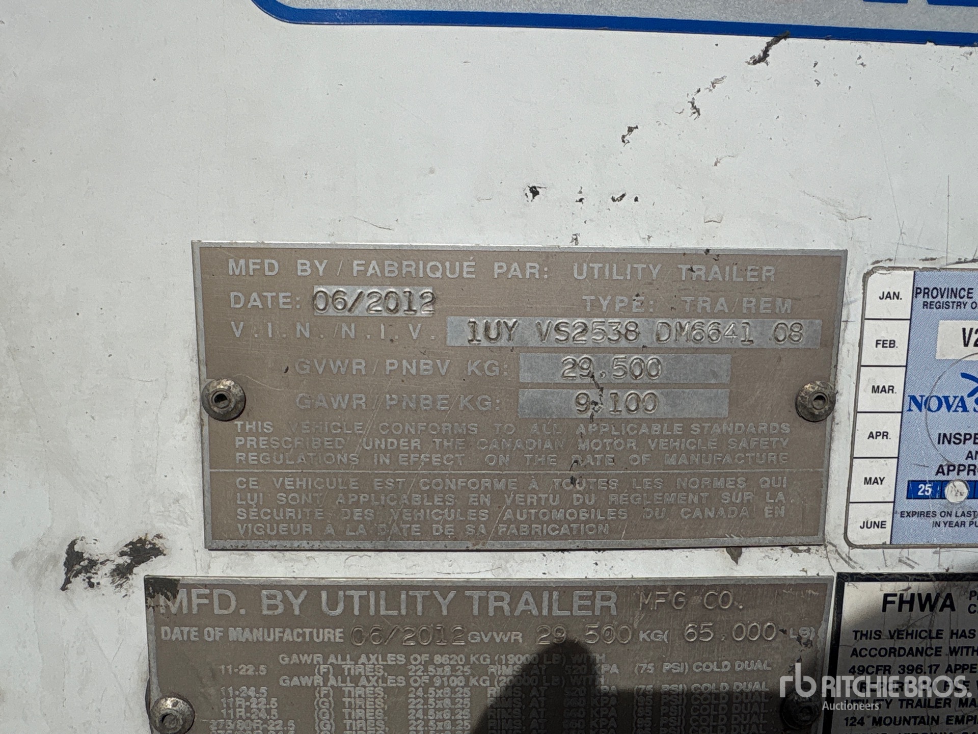 2013 Utility VS2RA