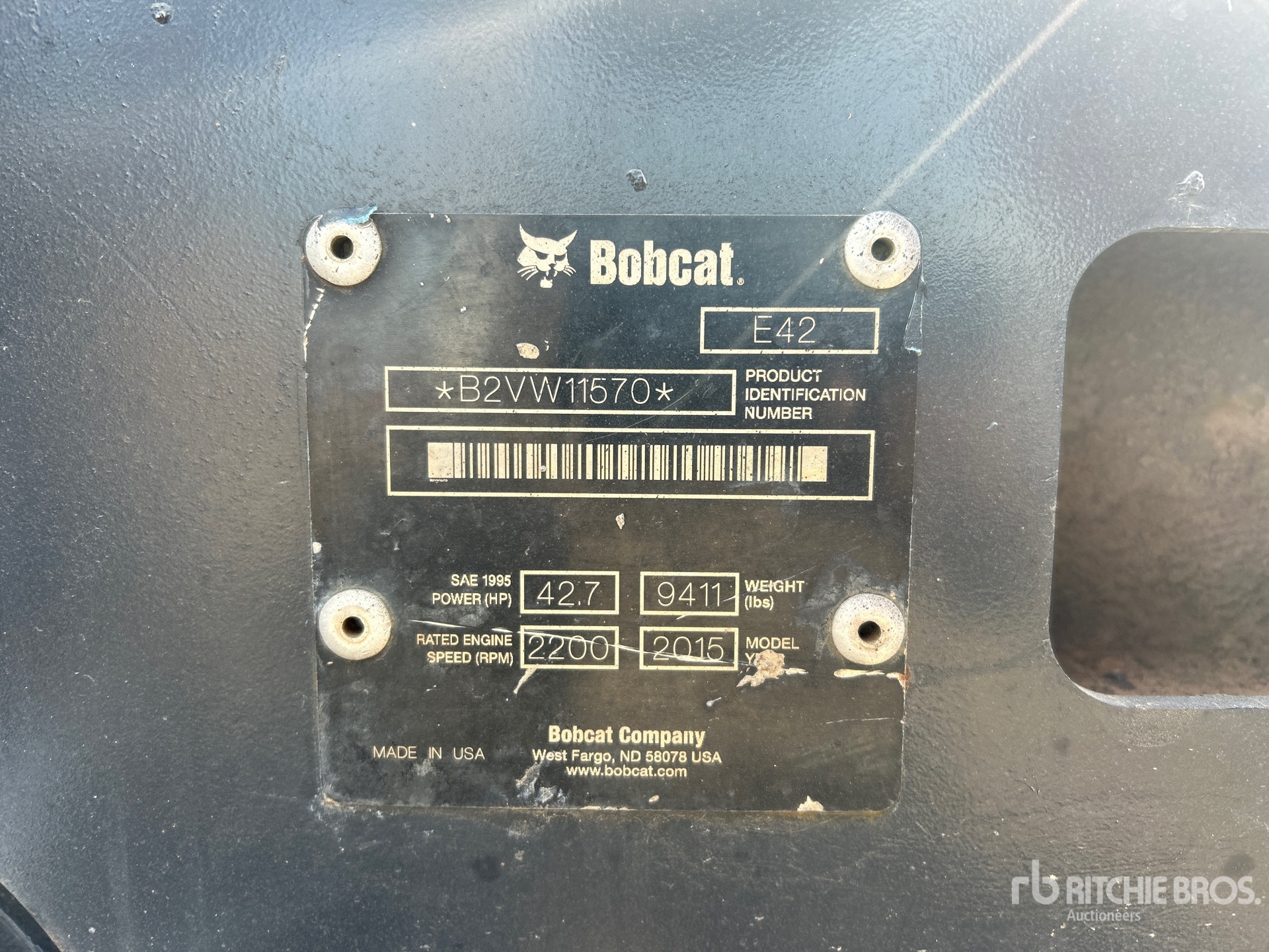 2014 Bobcat E42