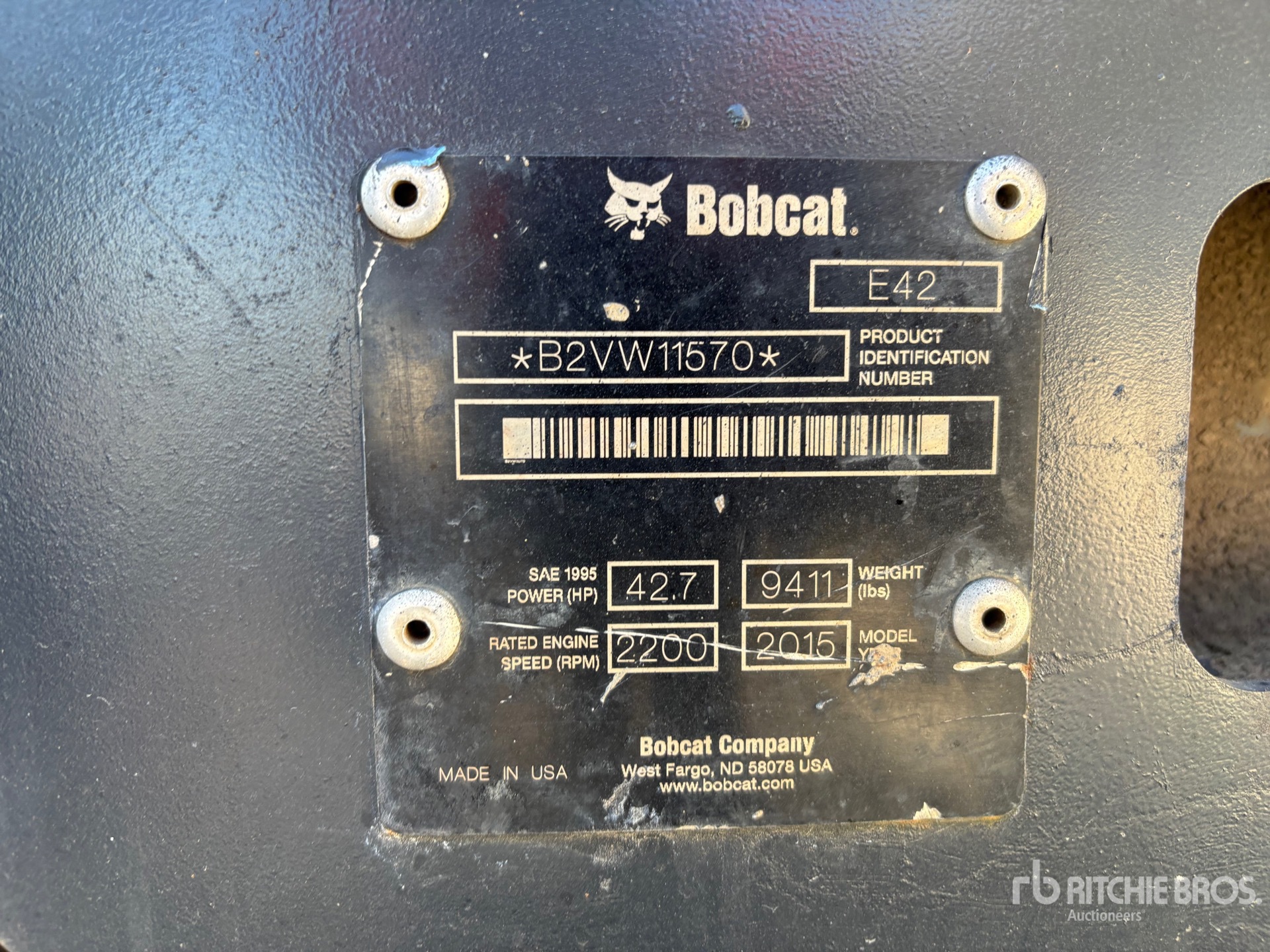 2014 Bobcat E42