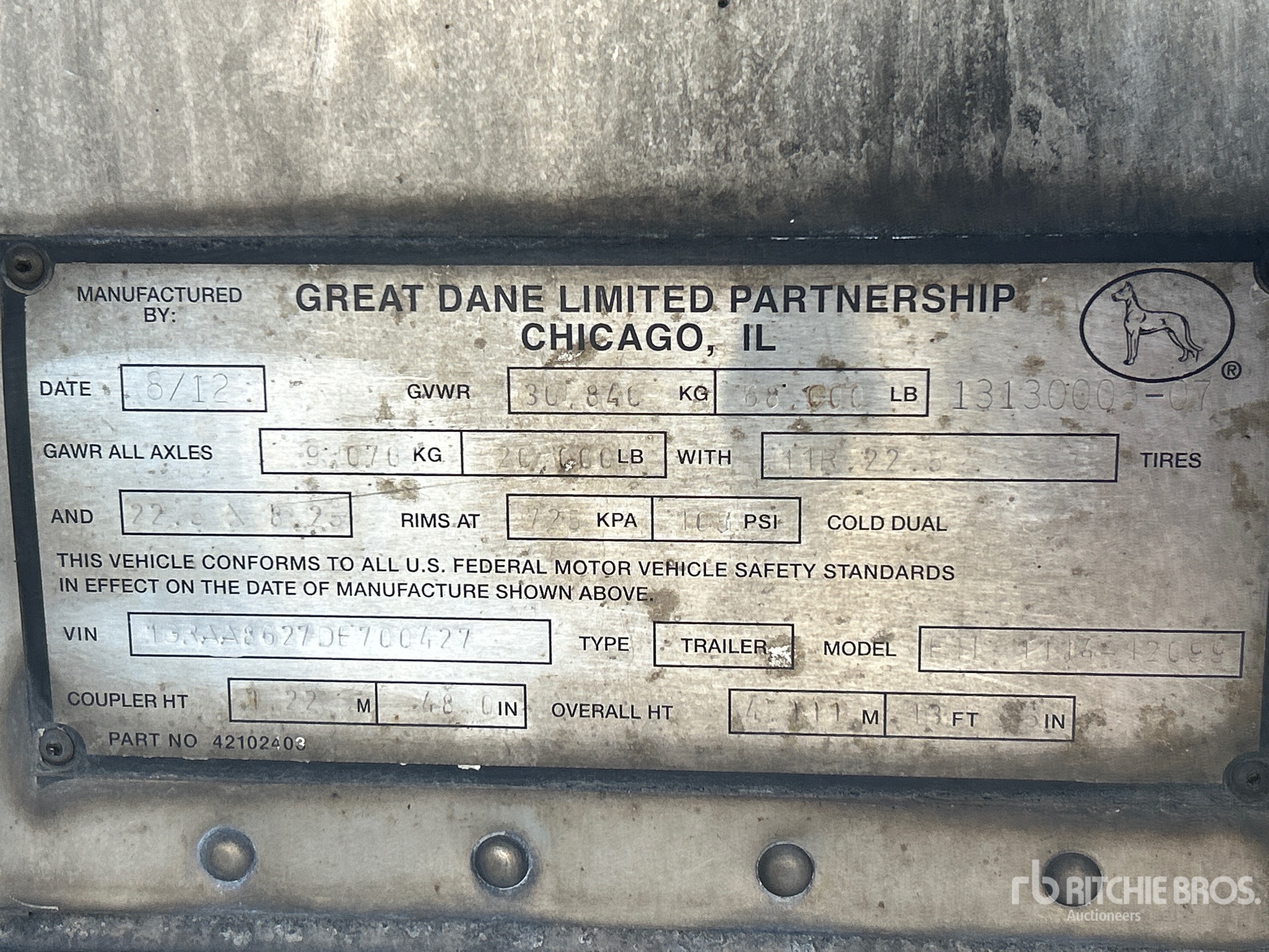 Photo of 2013 Great Dane ETL-1114-12099