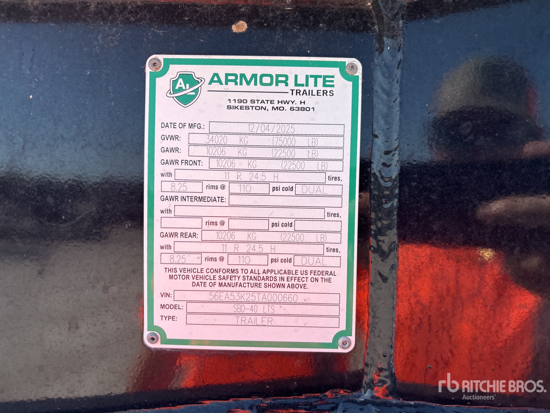2026 Armor Lite 20 ft T/A