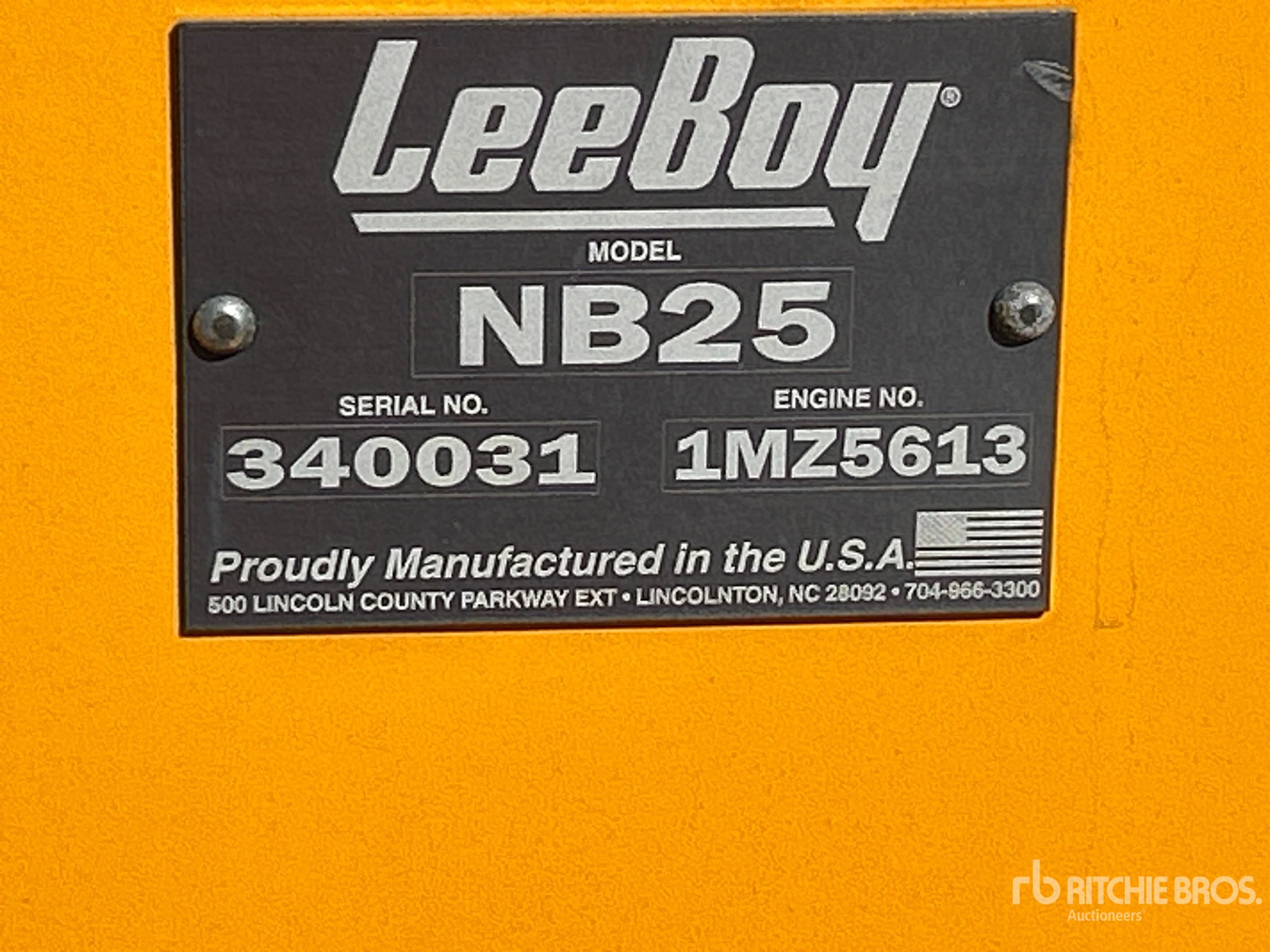 2022 Rosco NB25