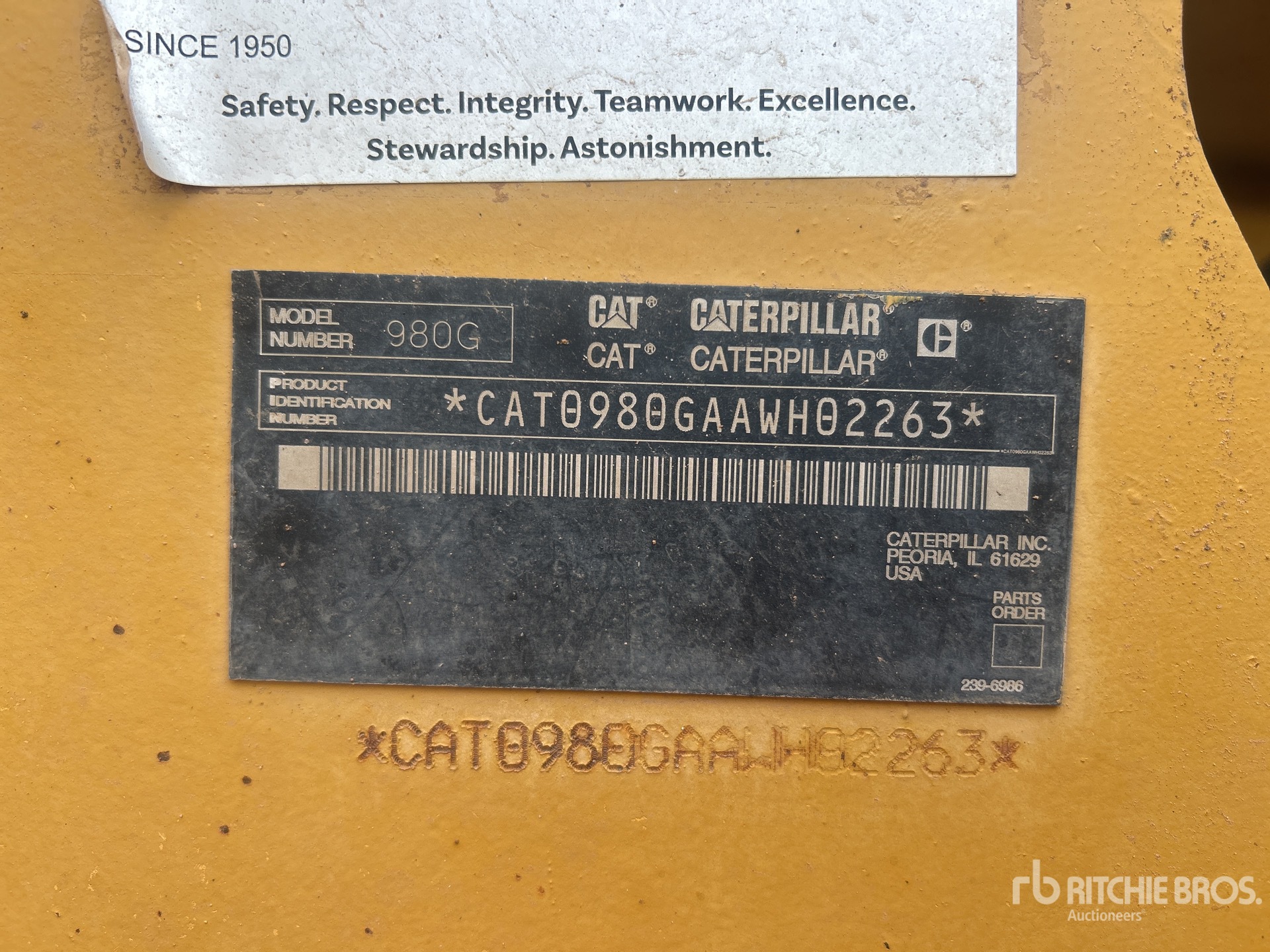 2005 Caterpillar 980G SERIES II
