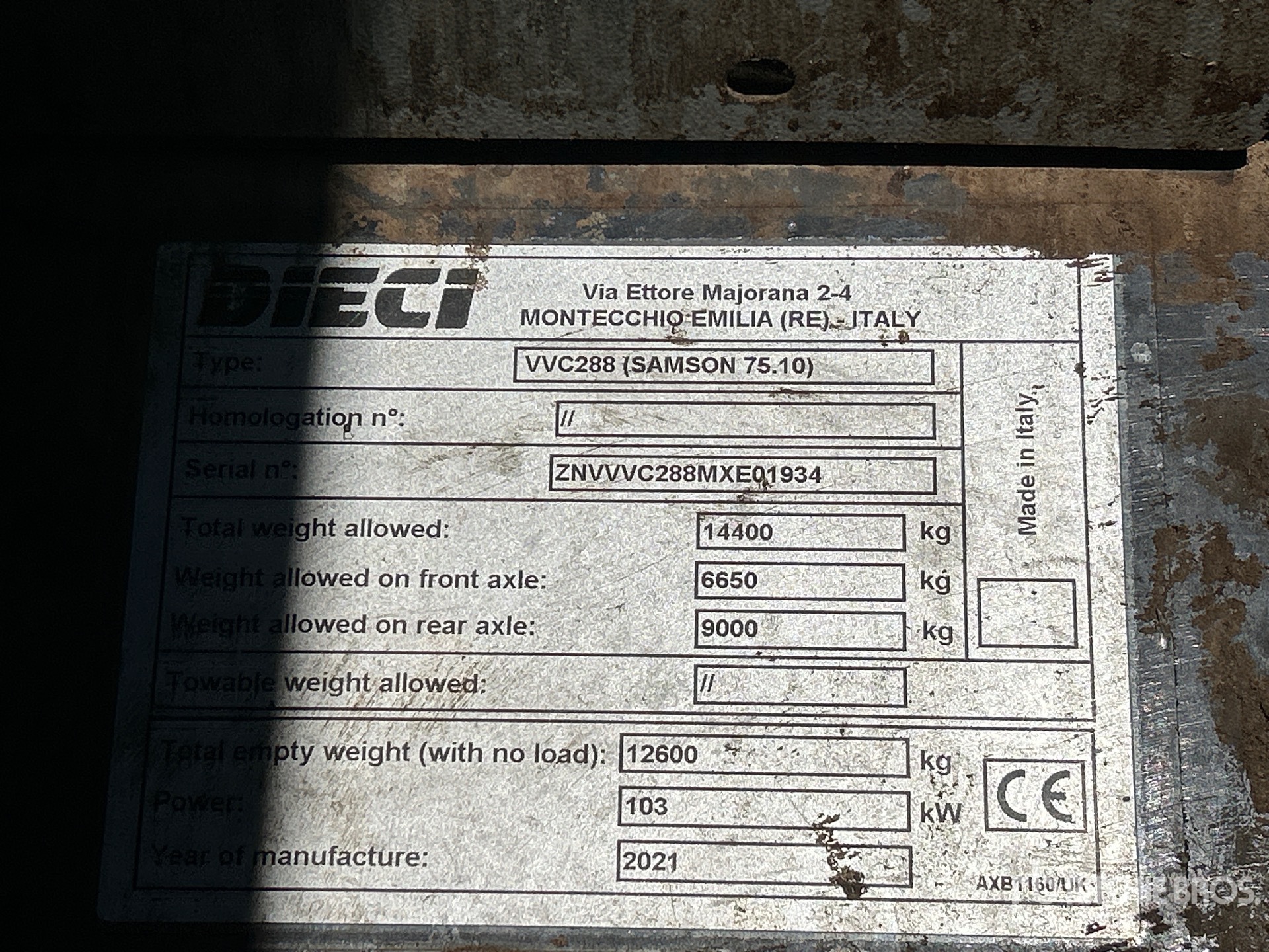 2021 Dieci 75.1