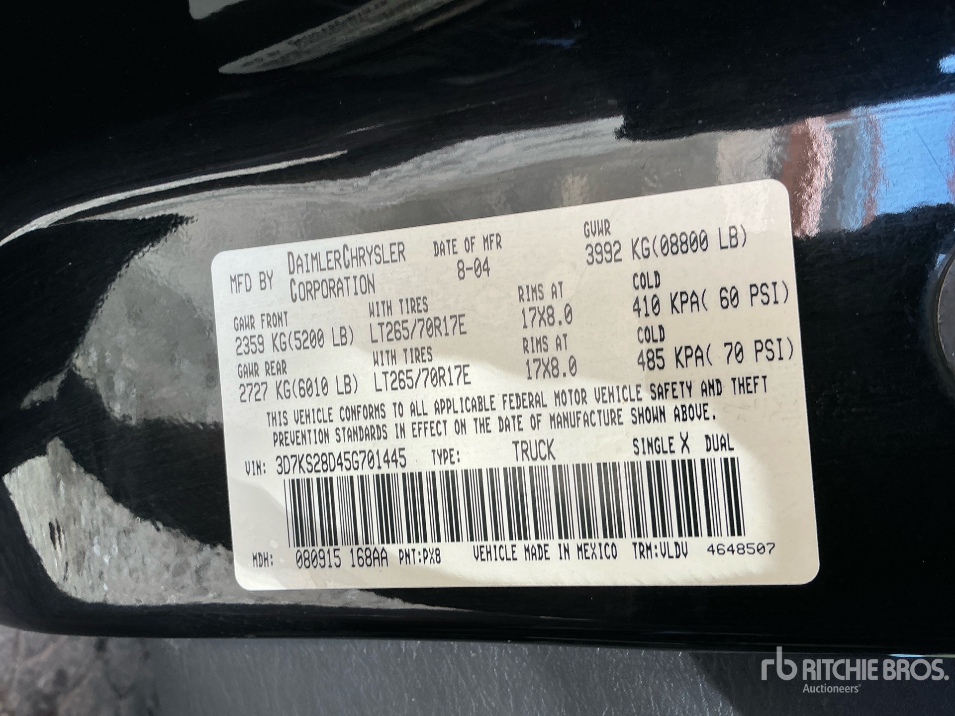 2005 Dodge 2500
