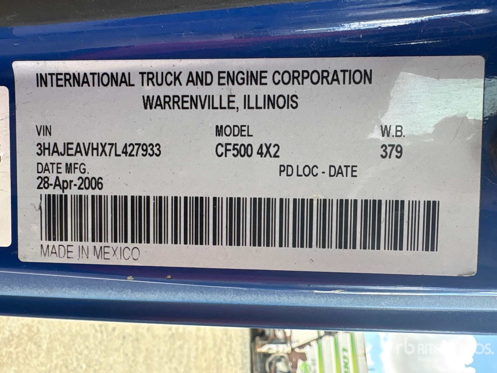 2007 International CF500