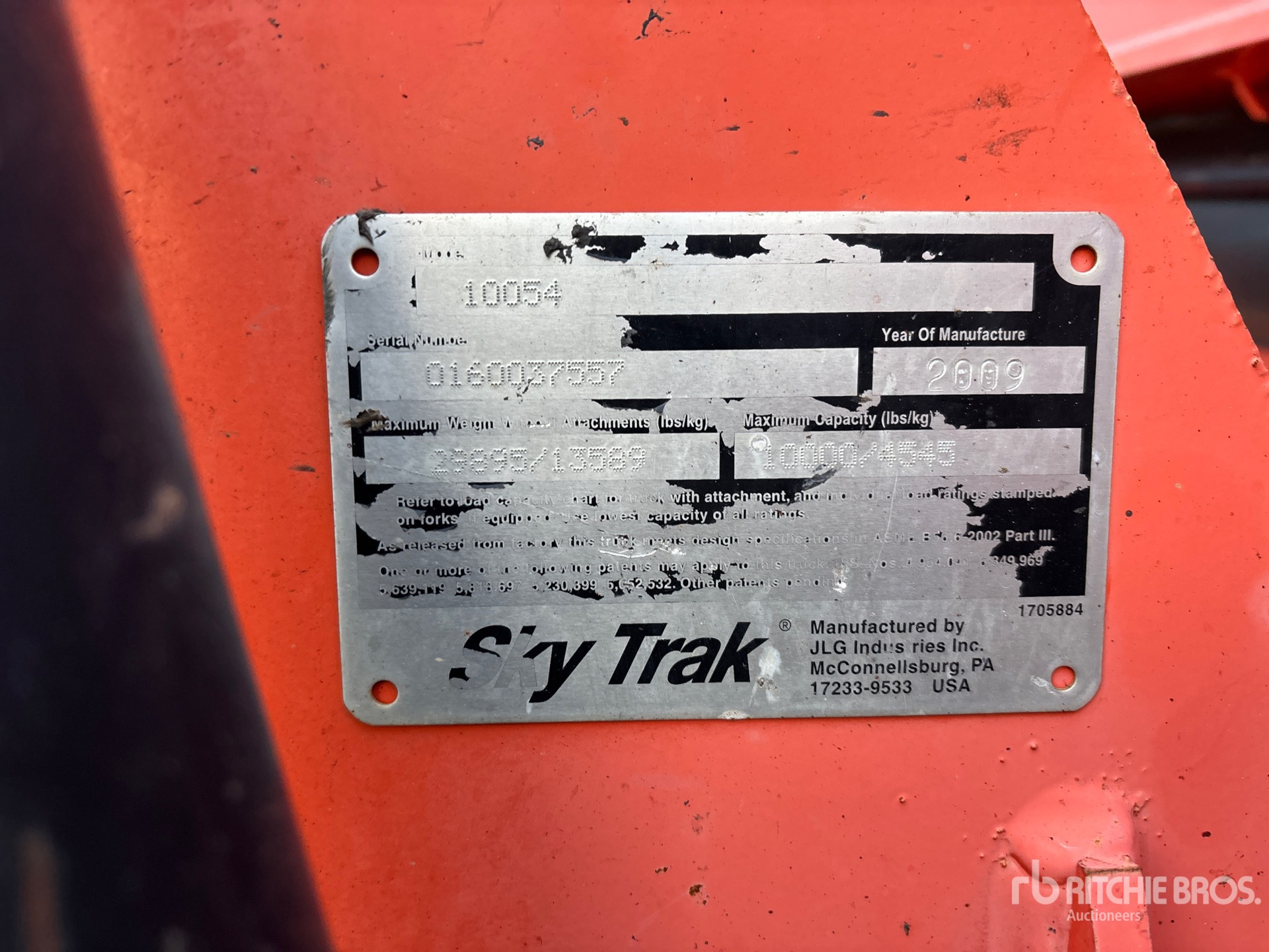 2009 Skytrak 10054