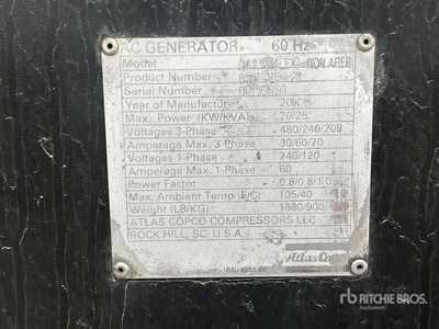 General Appearance with Unit Serial Number