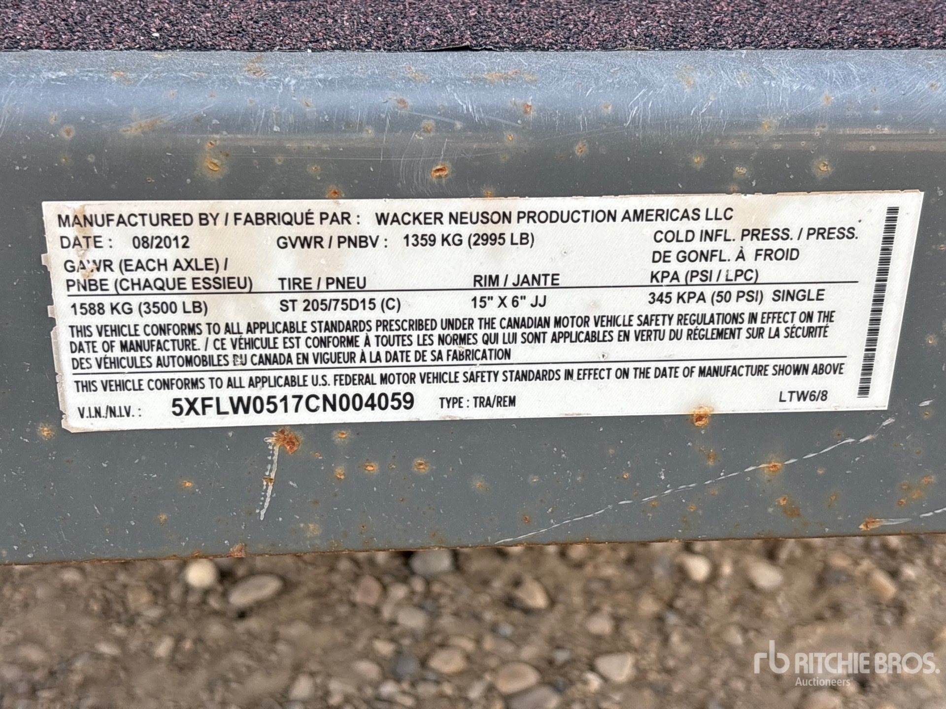 2012 Wacker Neuson LTW8