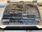 Engine with Emission Label