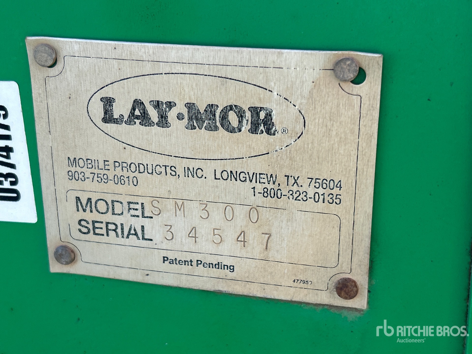 2013 Lay-Mor SM300
