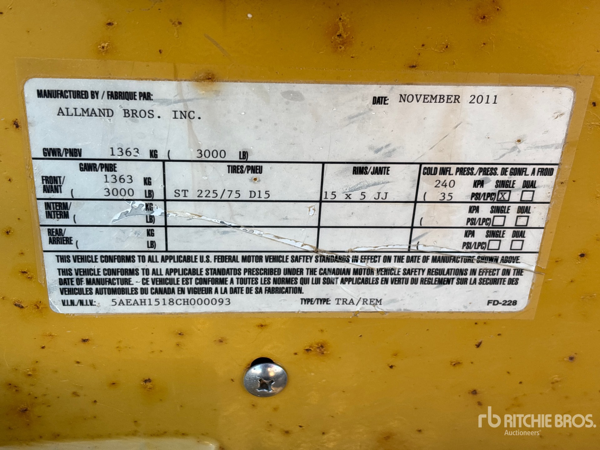 2011 Allmand MAXIE-LITE V-TW