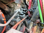 Engine with Air Compressor