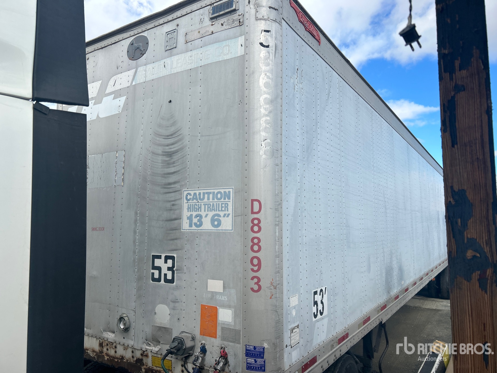 1998 Great Dane 53 FT X 102 IN T/A