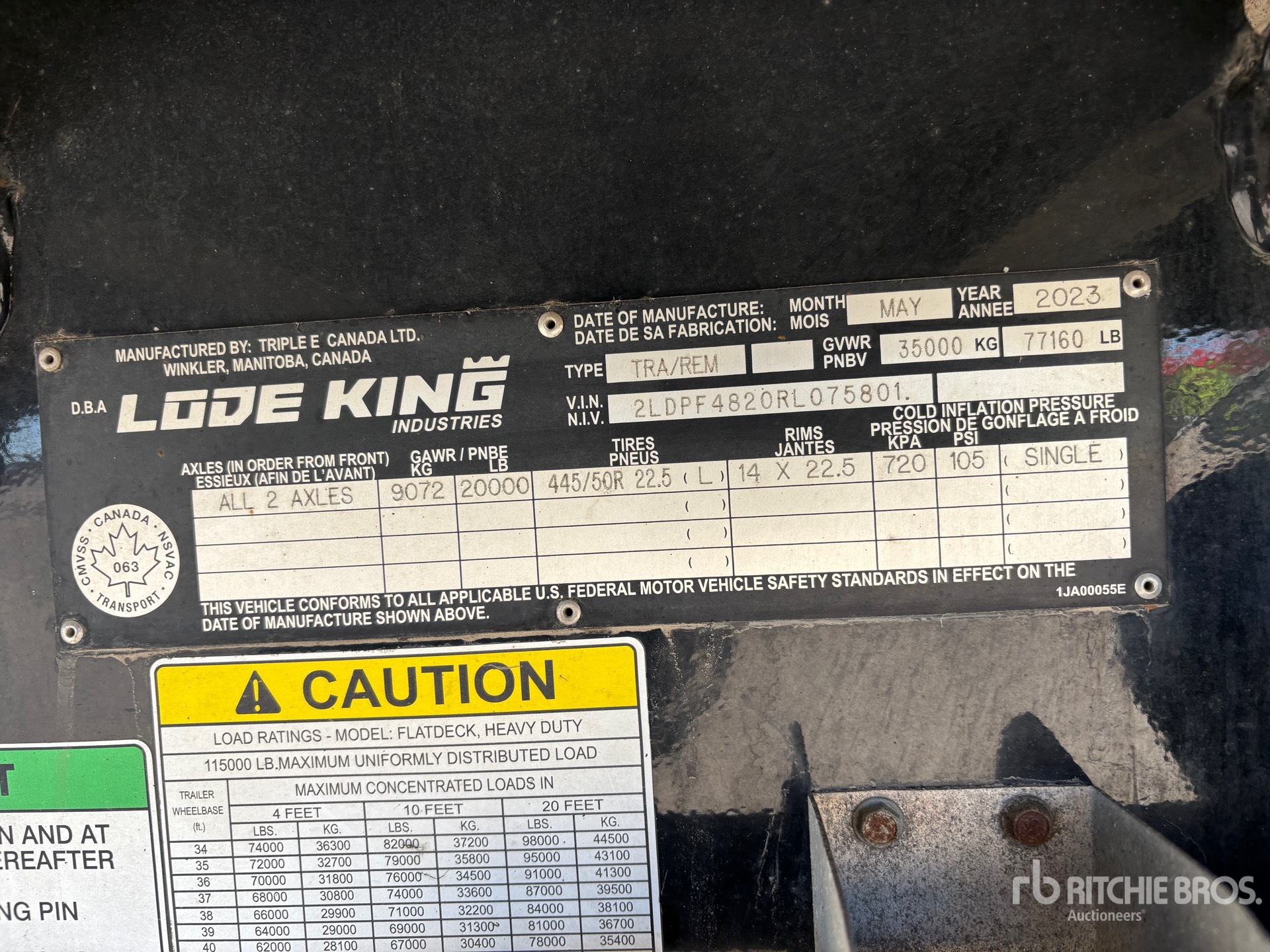 2024 Load King  48 FT T/A SPREAD AXLE