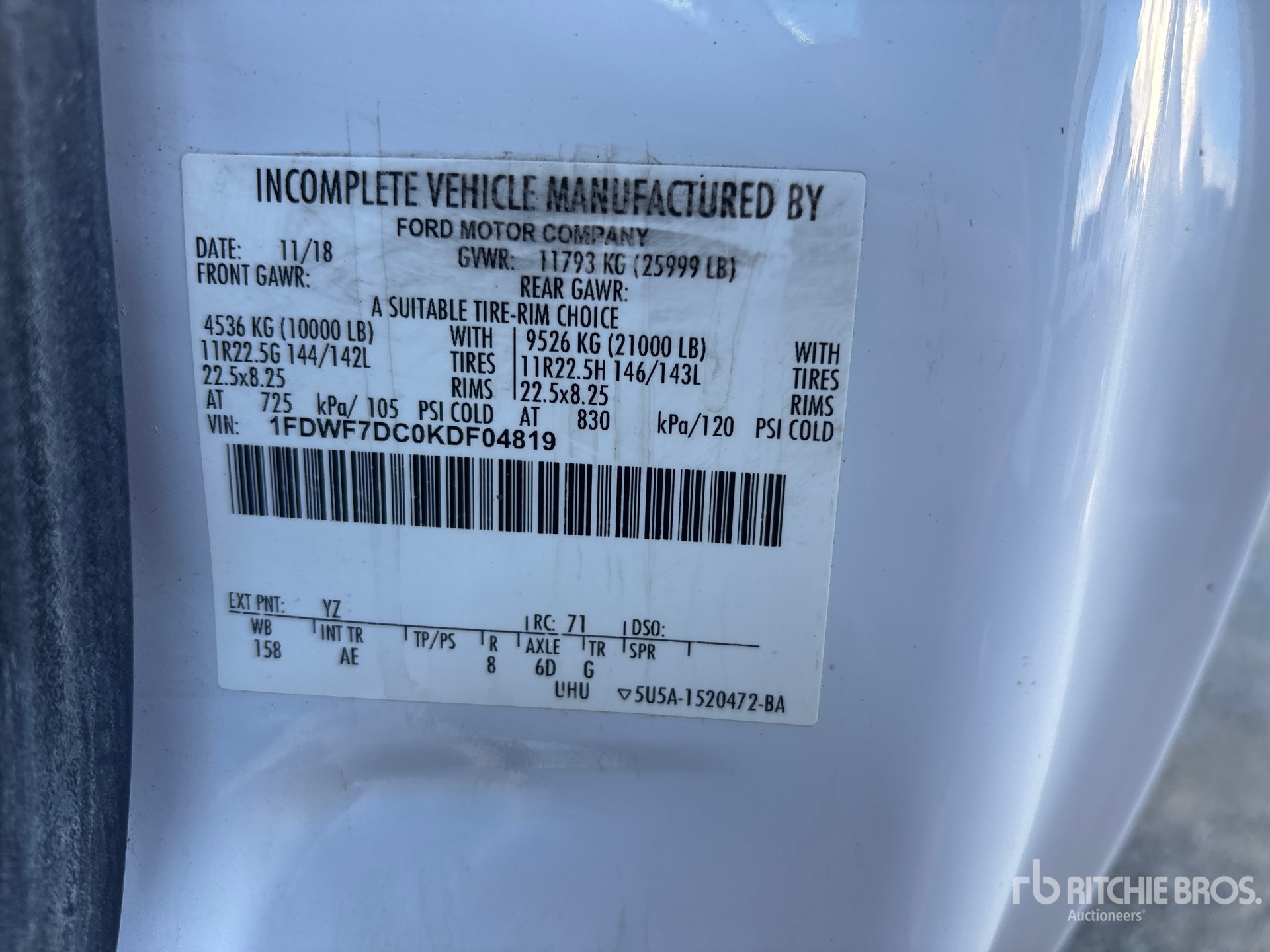 2019 Ford F-750