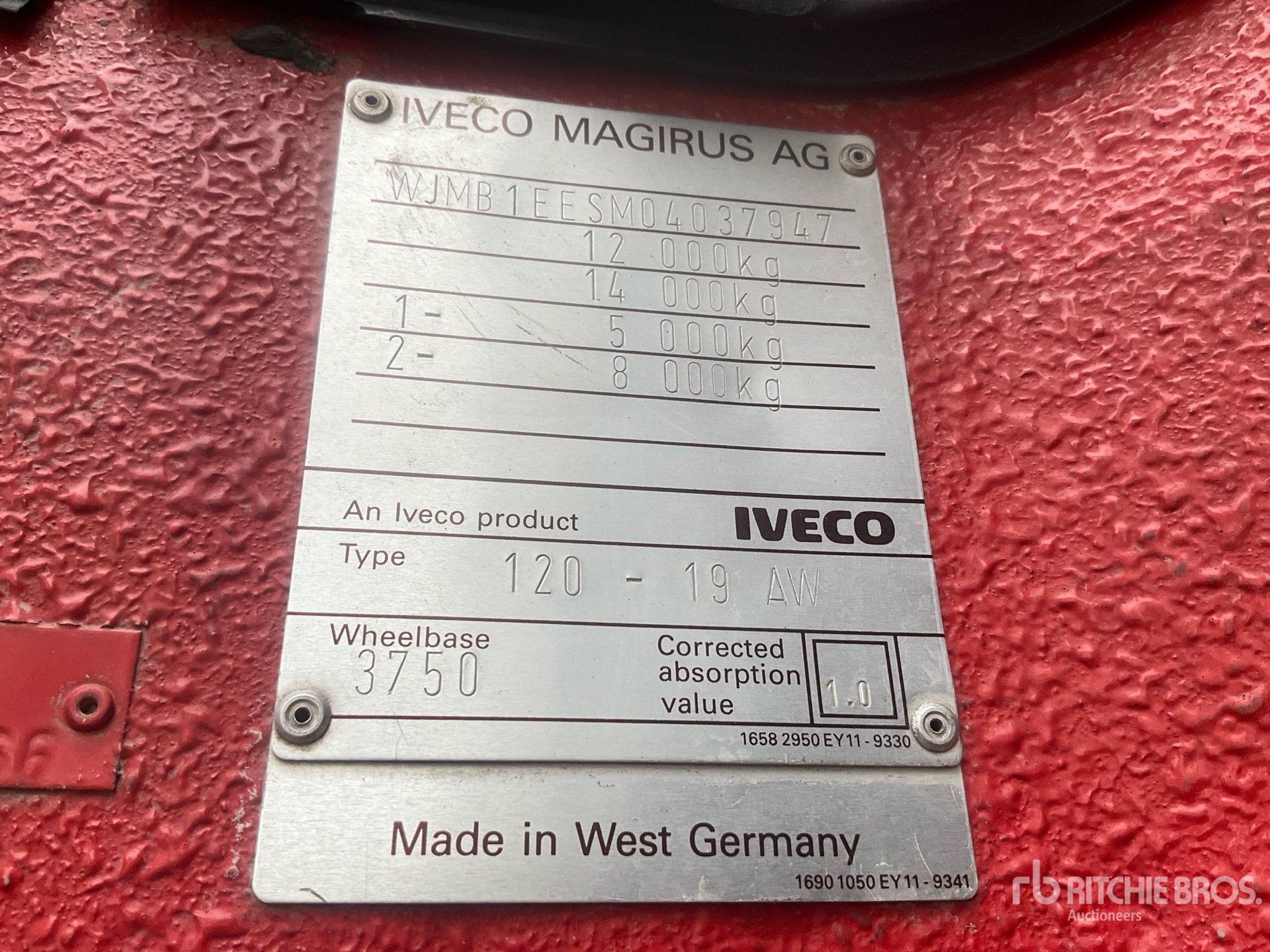 1986 Iveco MAGIRUS 120-19