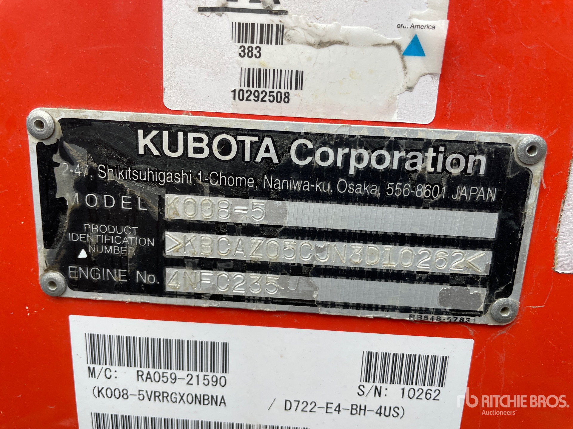 2022 Kubota K008-5
