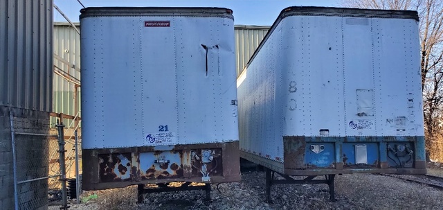 1985 Fruehauf Van Trailer 1985 Fruehauf Van Trailer