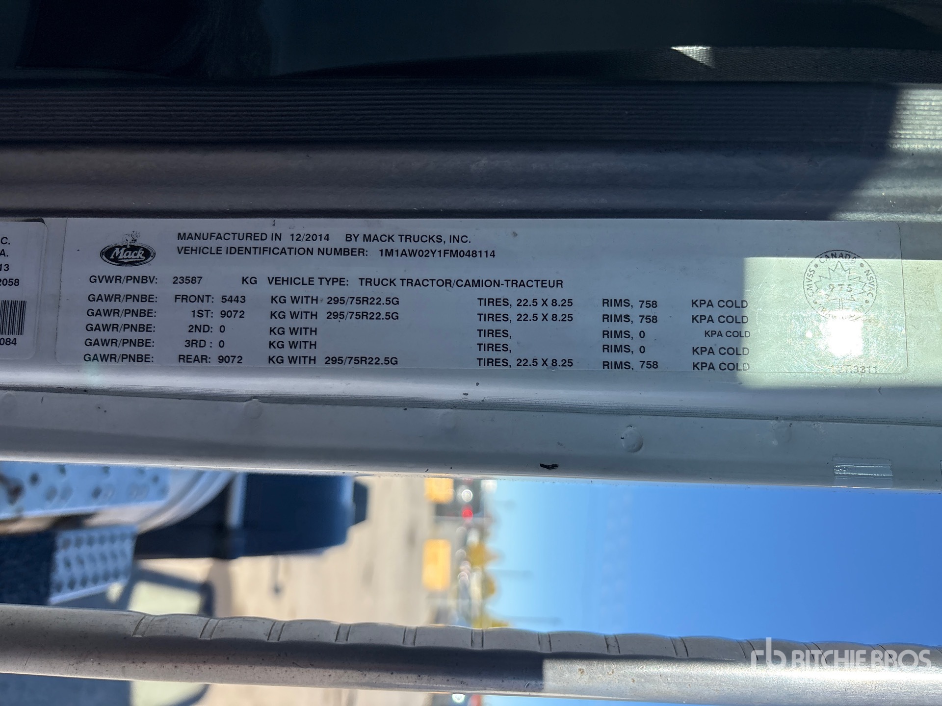 2015 Mack CXU613