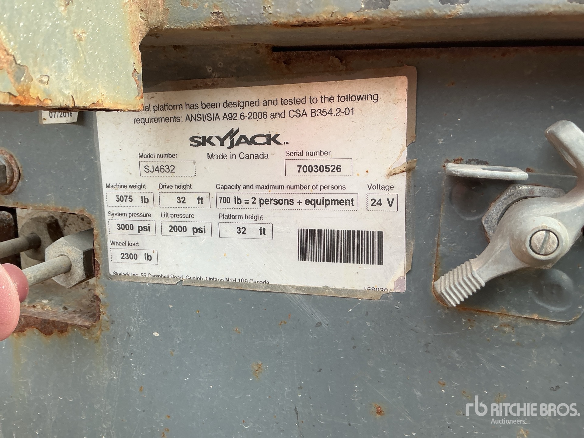 2016 Skyjack SJ4632