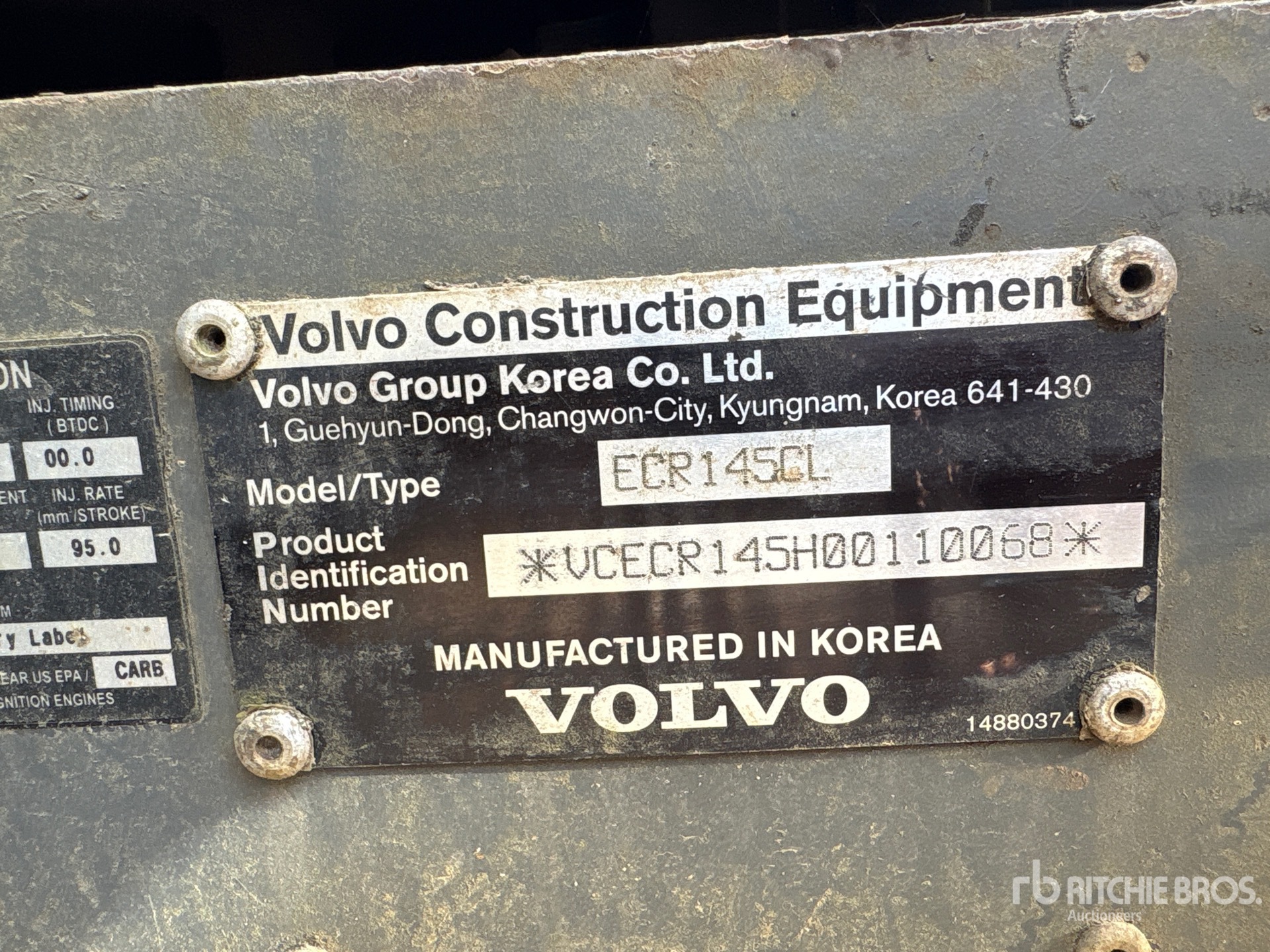 2008 Volvo ECR145CL