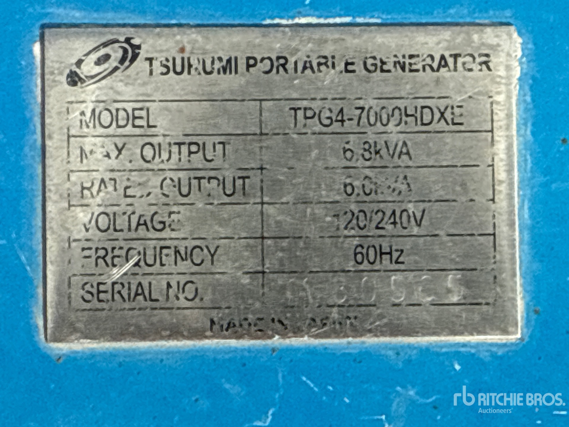 Tsurumi 6.8 KVA