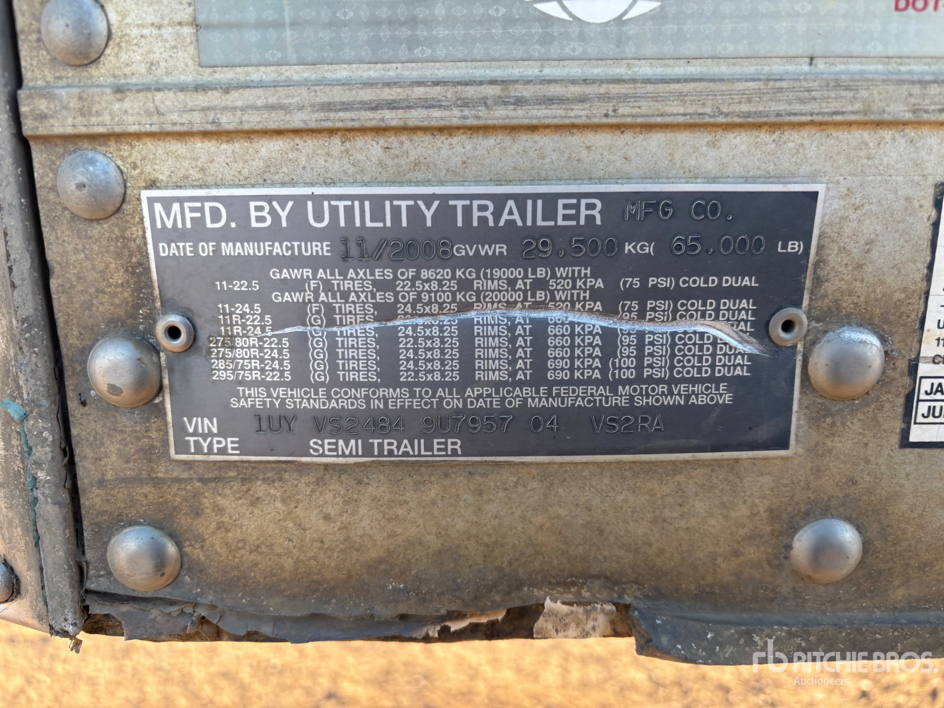 2009 Utility VS2RA
