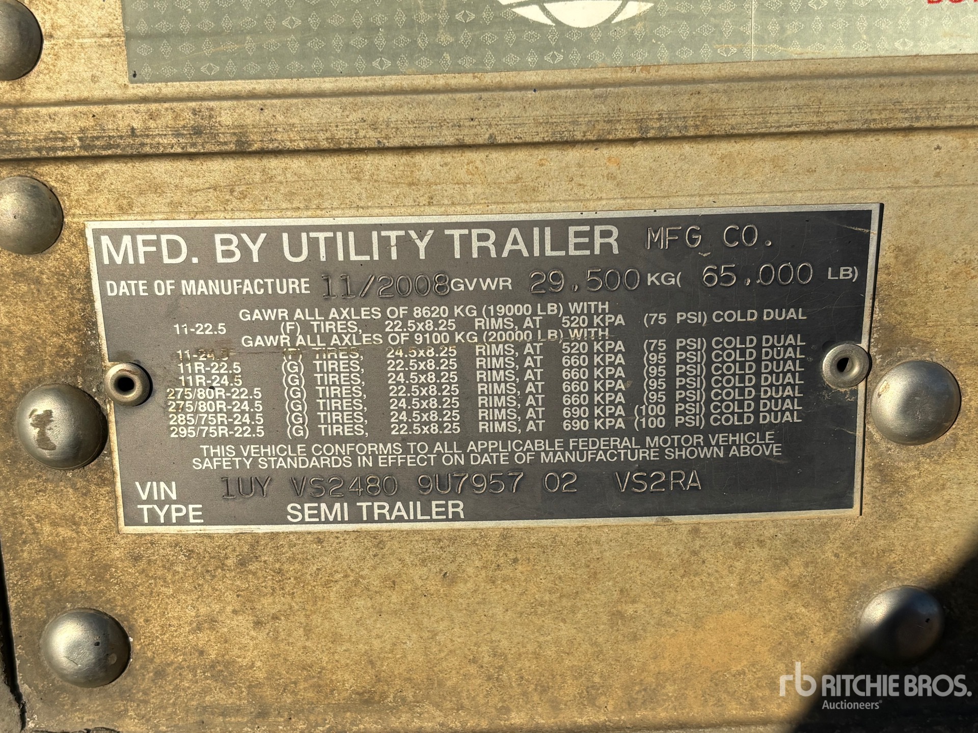 2009 Utility VS2RA