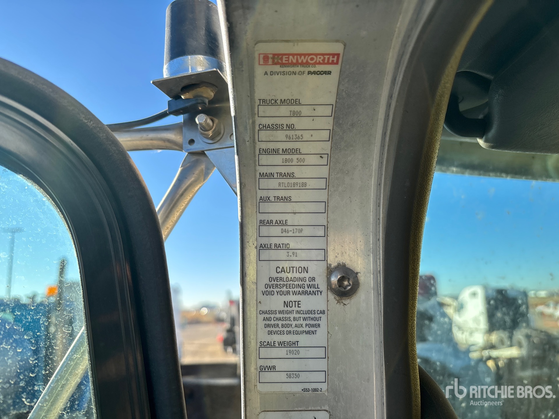 2013 Kenworth T800
